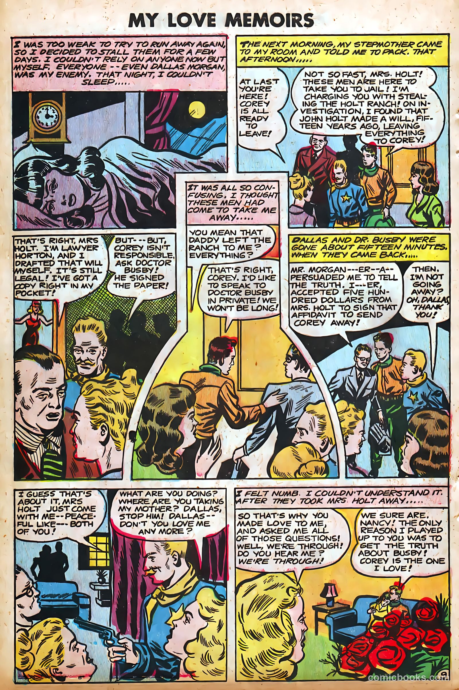 My Love Memoirs #12 (1950) — page 19 of 34