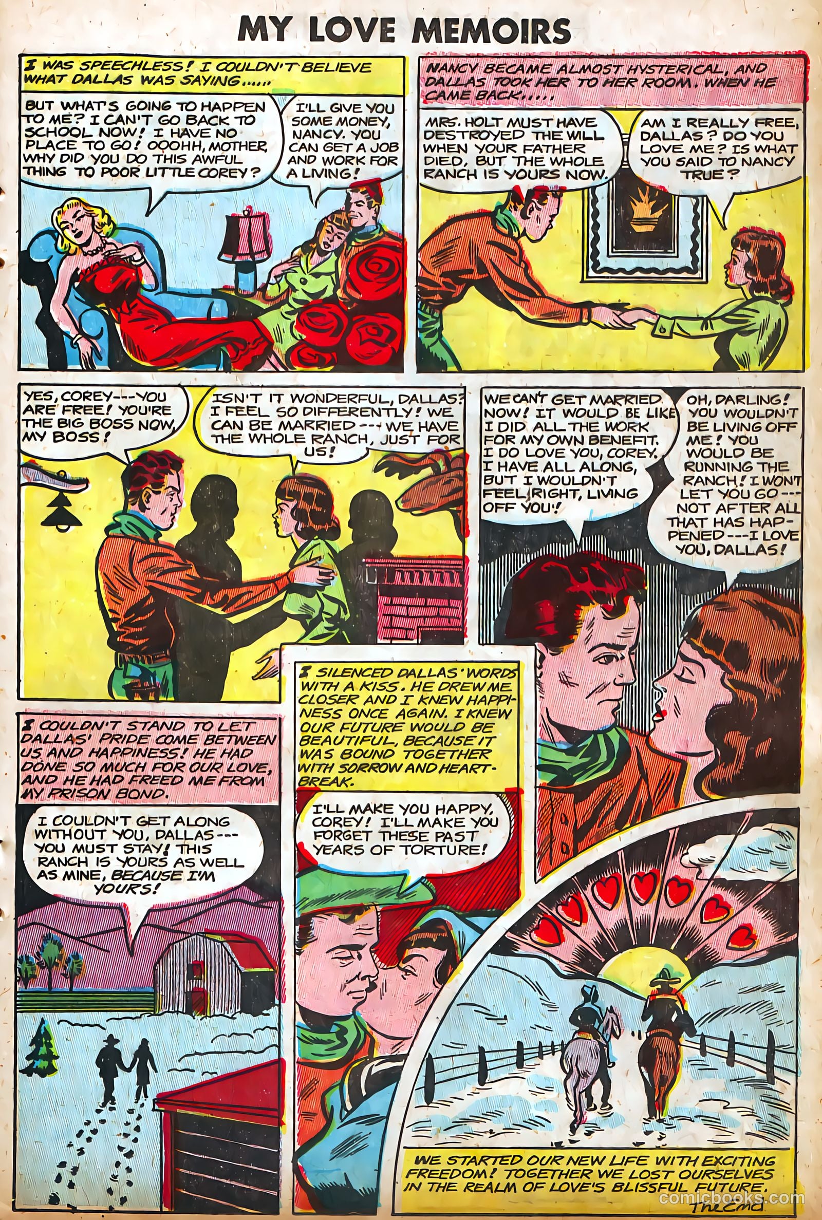My Love Memoirs #12 (1950) — page 20 of 34