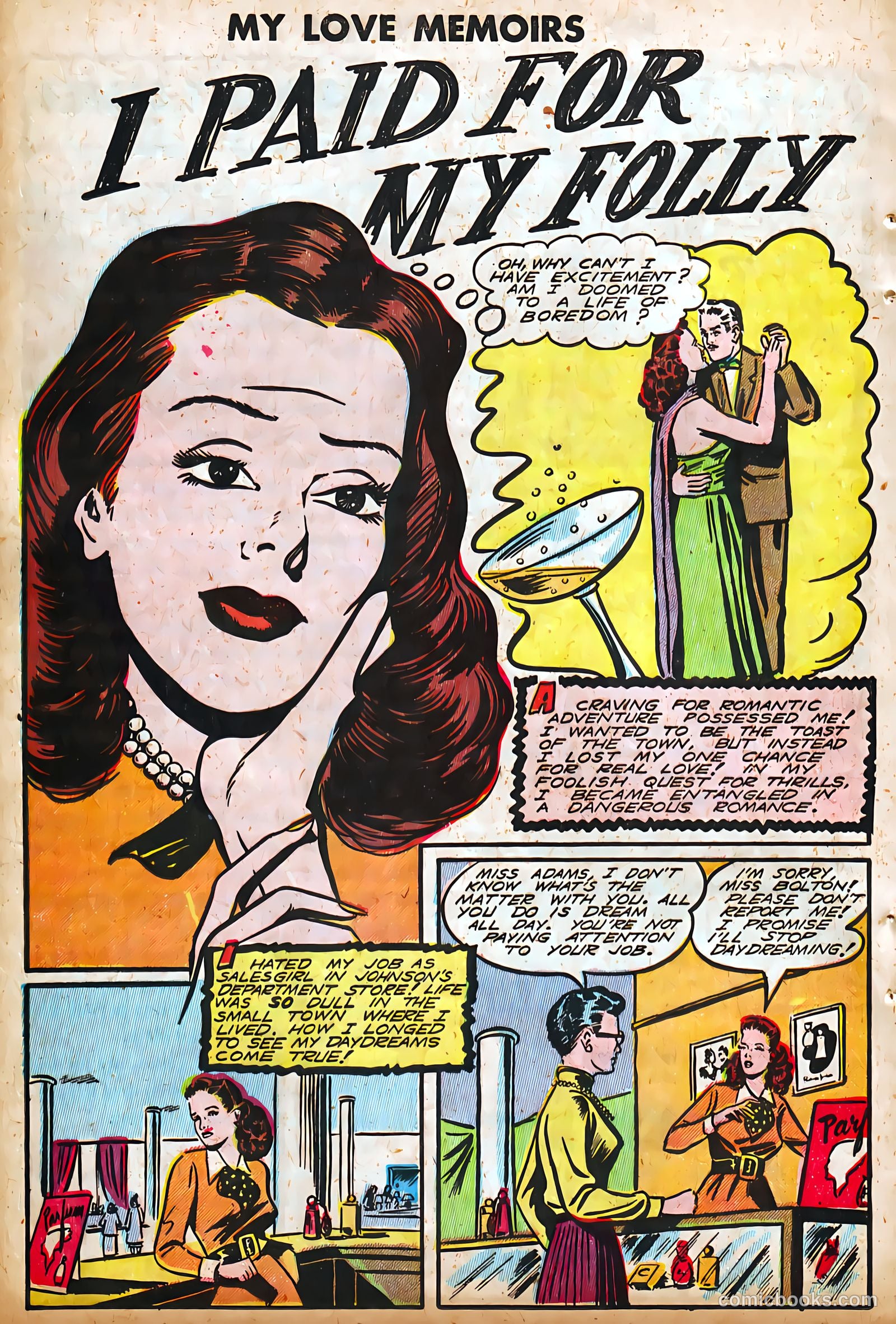 My Love Memoirs #12 (1950) — page 23 of 34