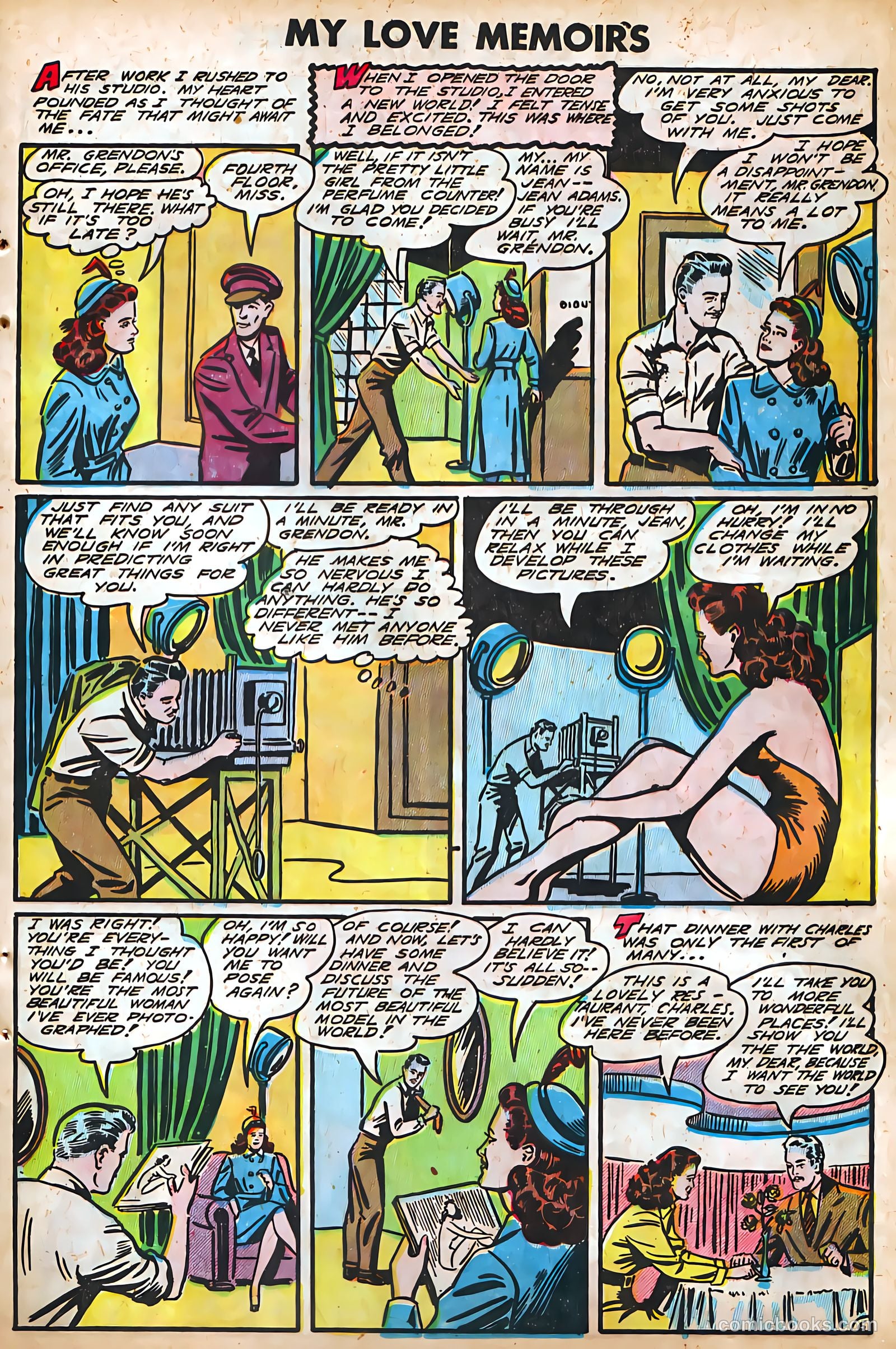 My Love Memoirs #12 (1950) — page 28 of 34