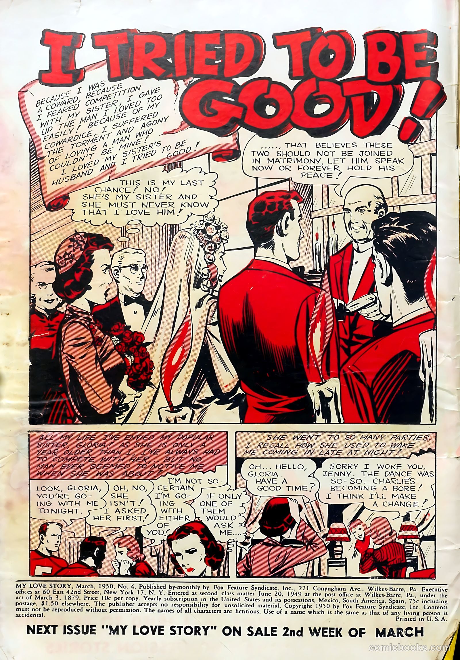 My Love Story #4 (1950) — page 2 of 36