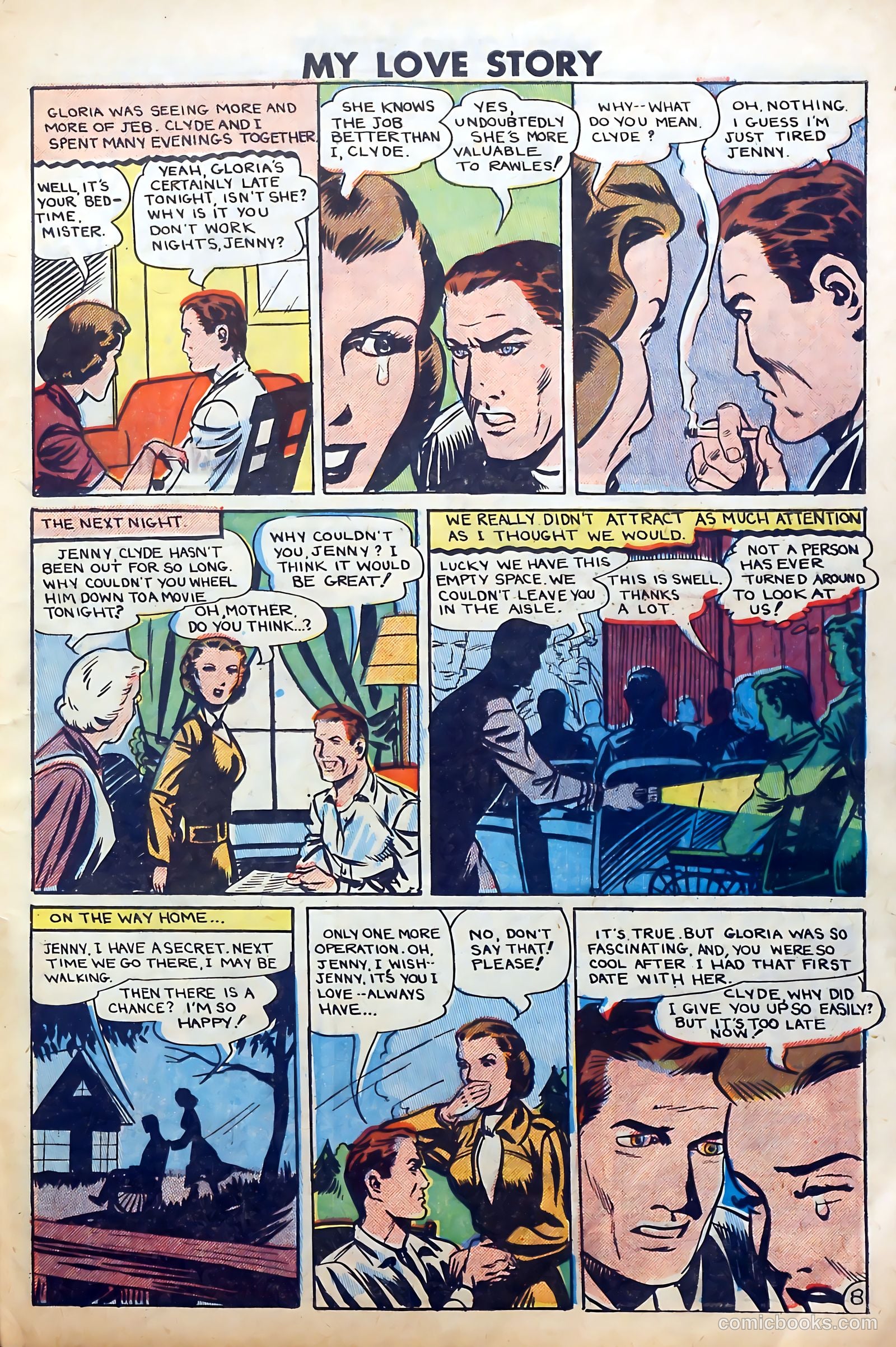 My Love Story #4 (1950) — page 9 of 36