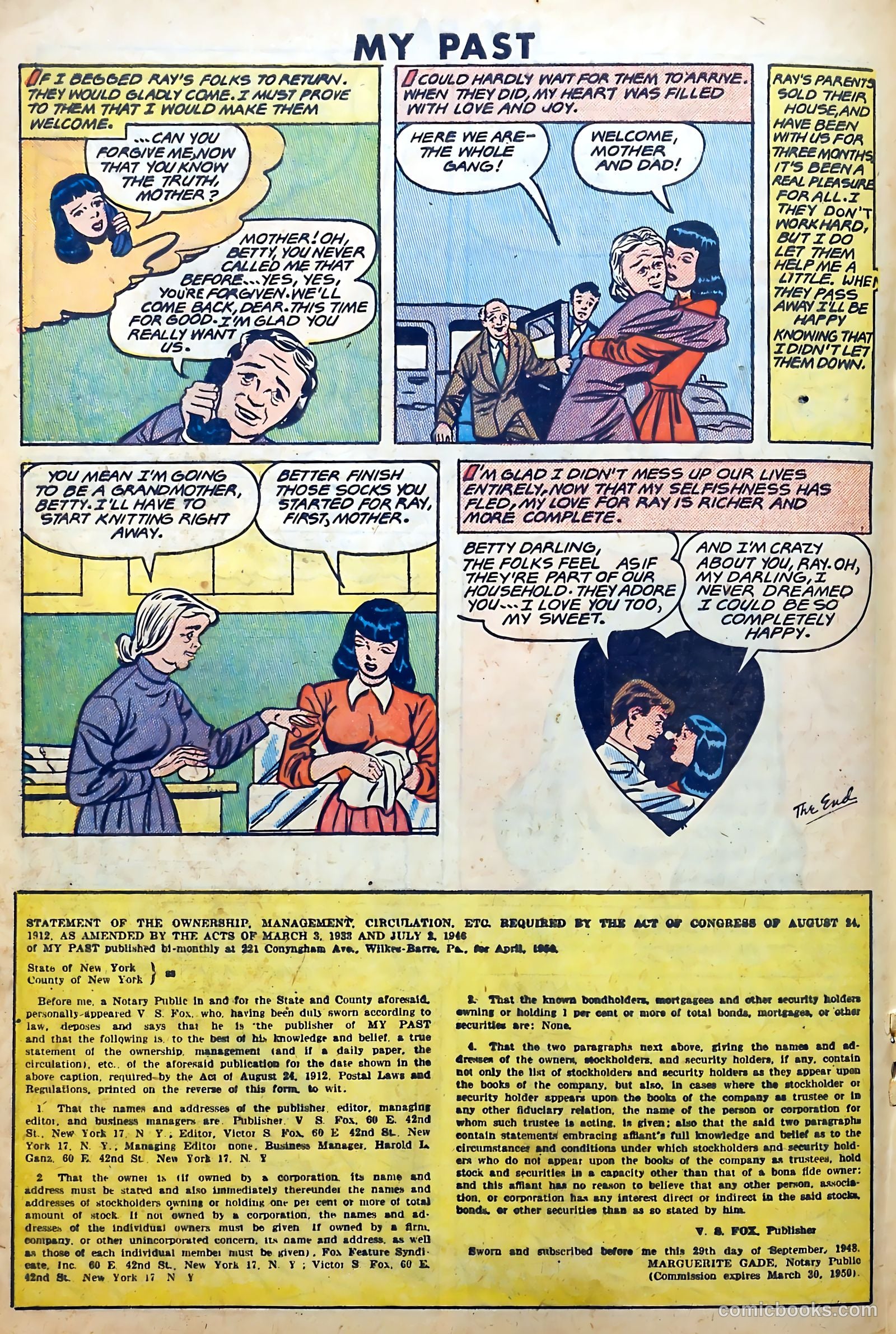 My Past #11 (1950) — page 31 of 34
