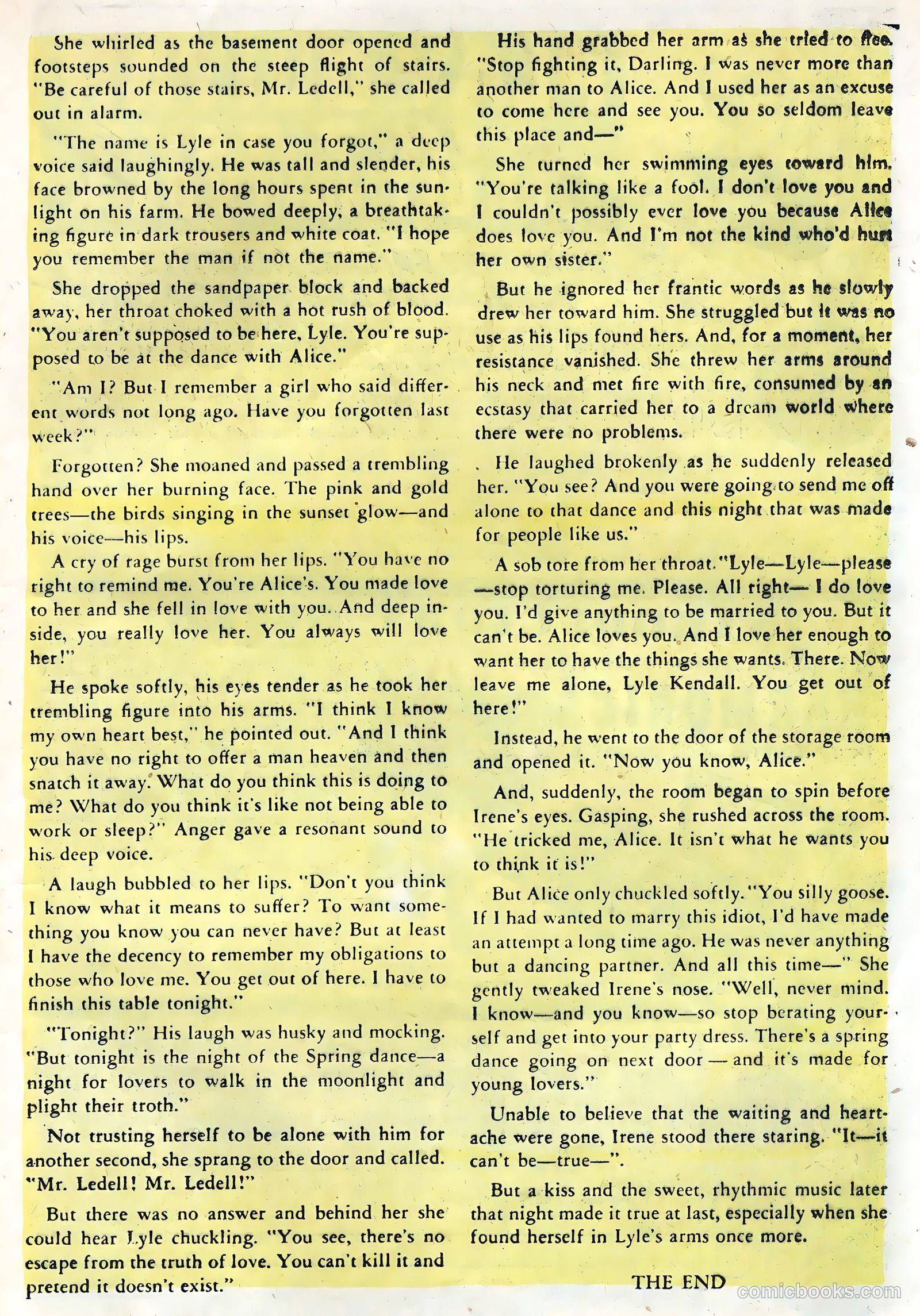 My Secret Confession #1 (1955, Sterling) — page 25 of 36