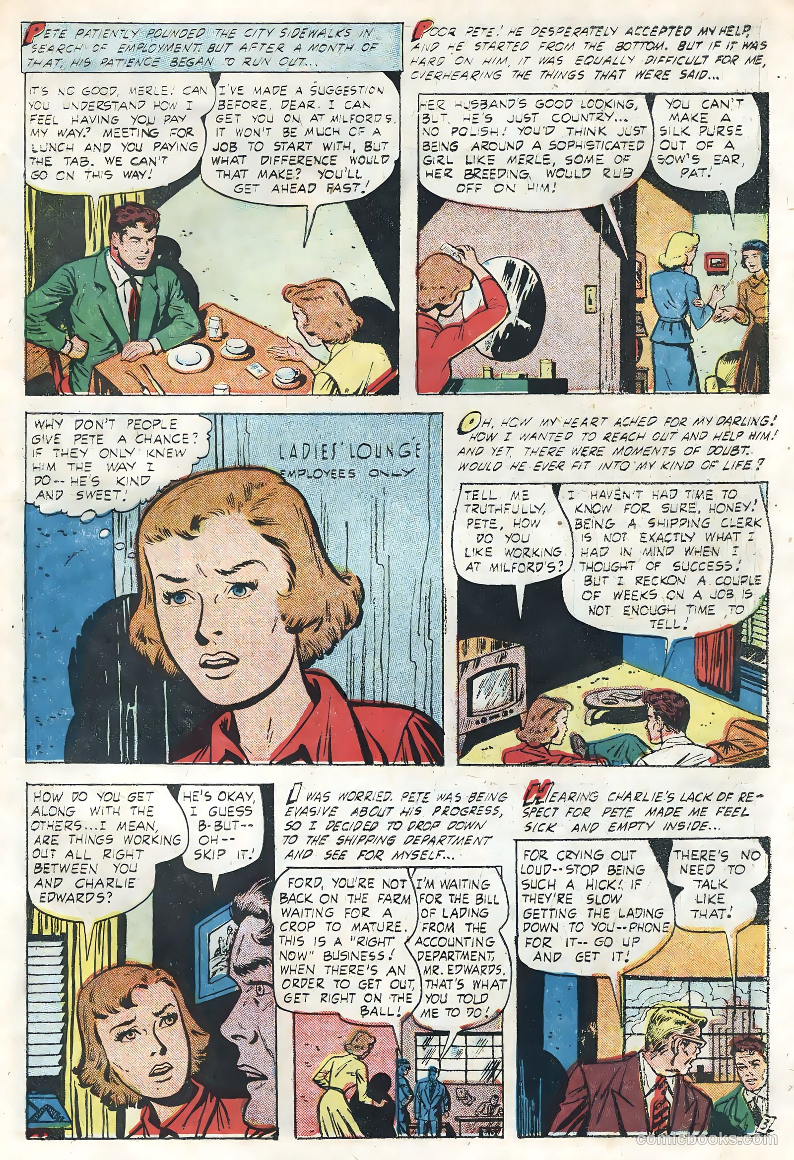 My Secret Confession #1 (1955, Sterling) — page 29 of 36
