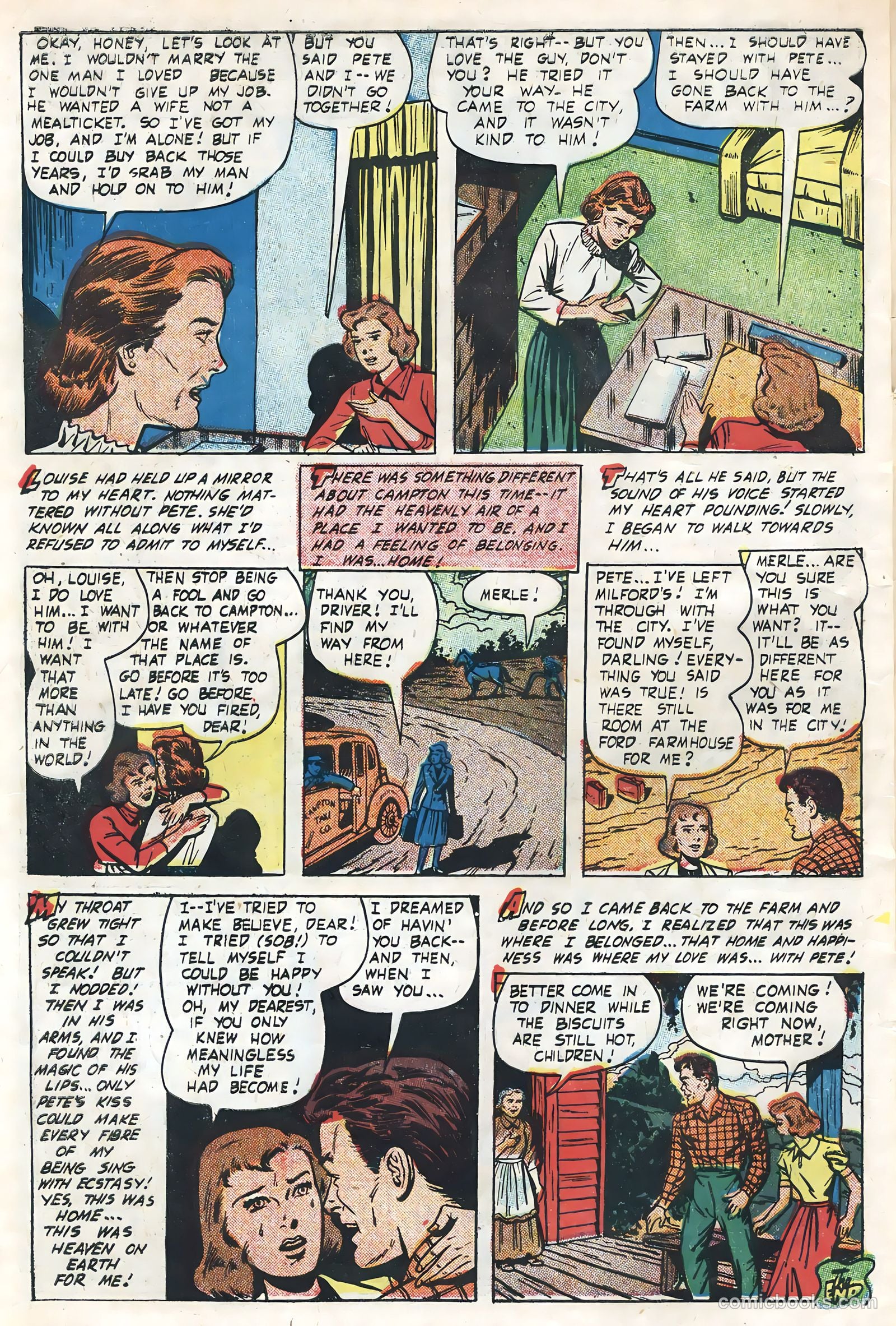 My Secret Confession #1 (1955, Sterling) — page 32 of 36