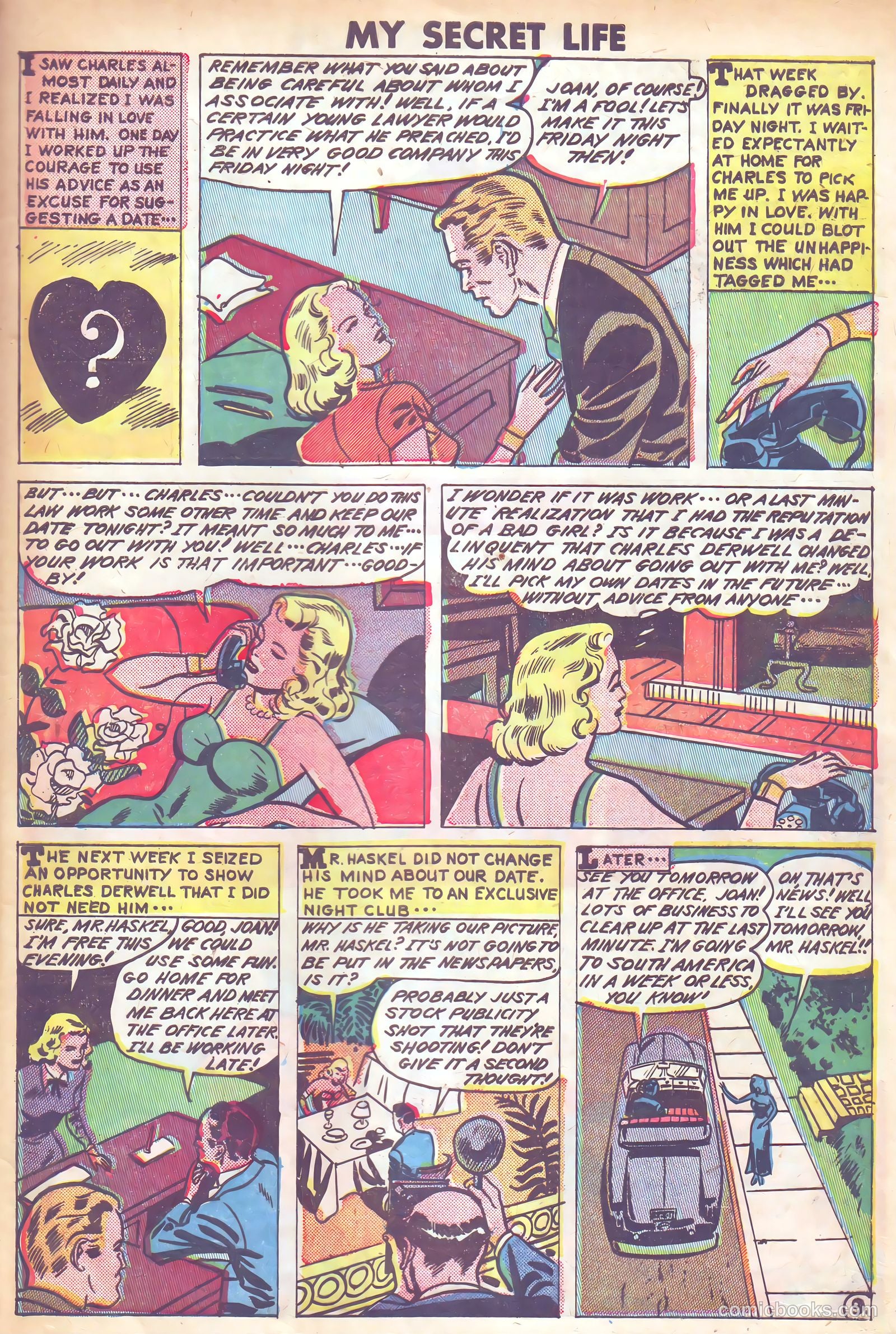 My Secret Life #25 (1958) — page 31 of 36