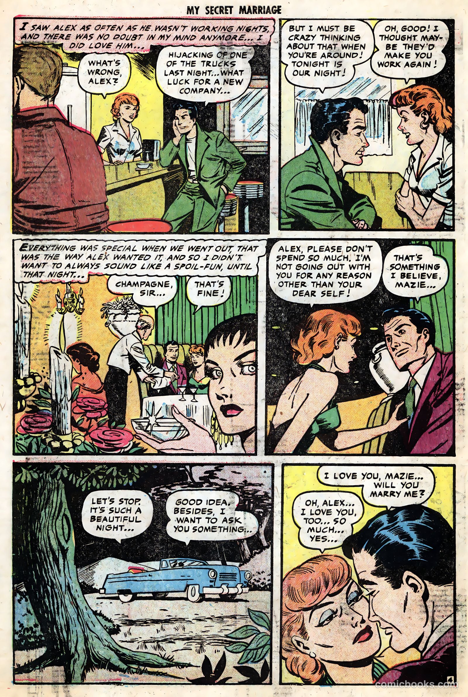 My Secret Marriage #8 (1954) — page 6