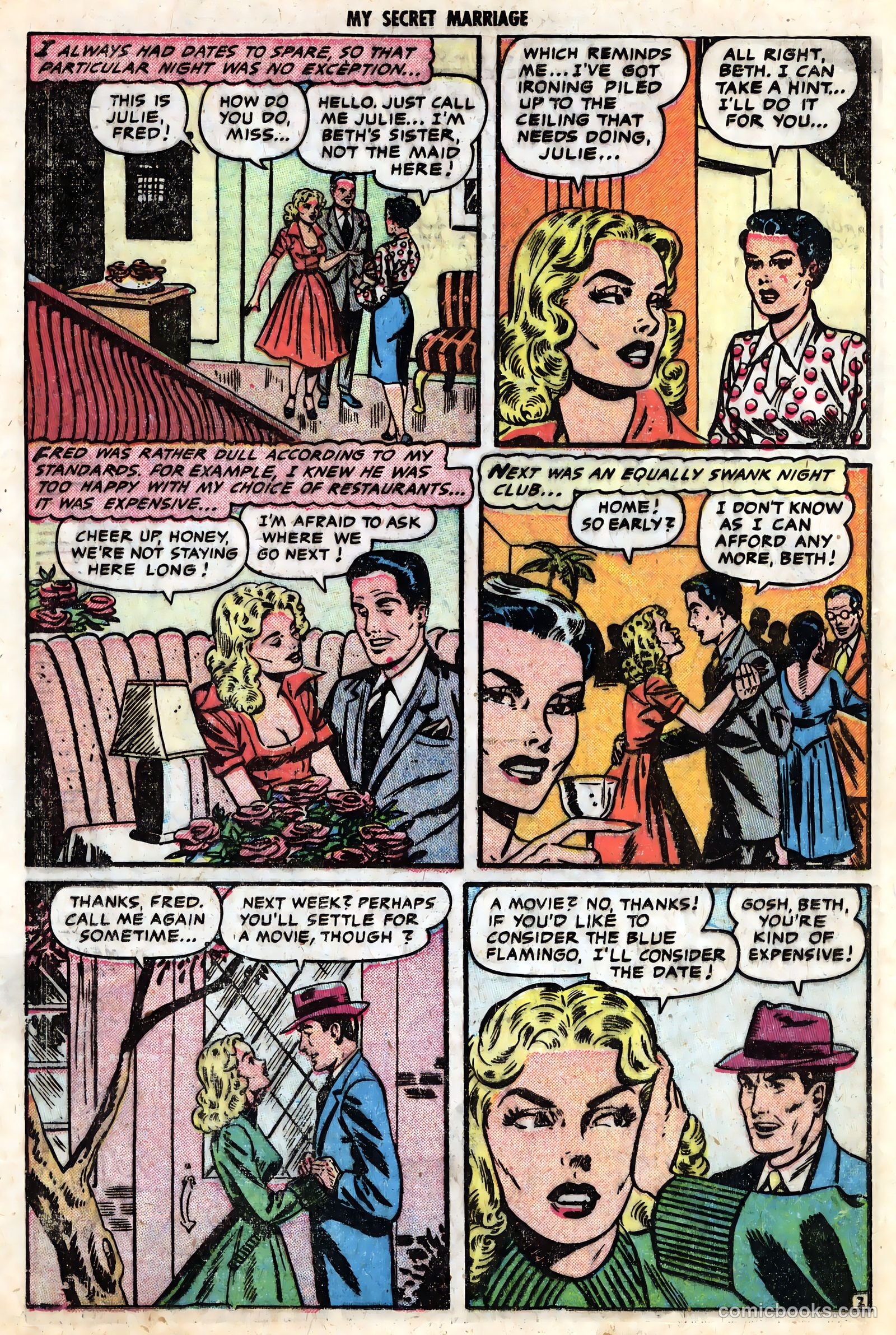 My Secret Marriage #8 (1954) — page 12