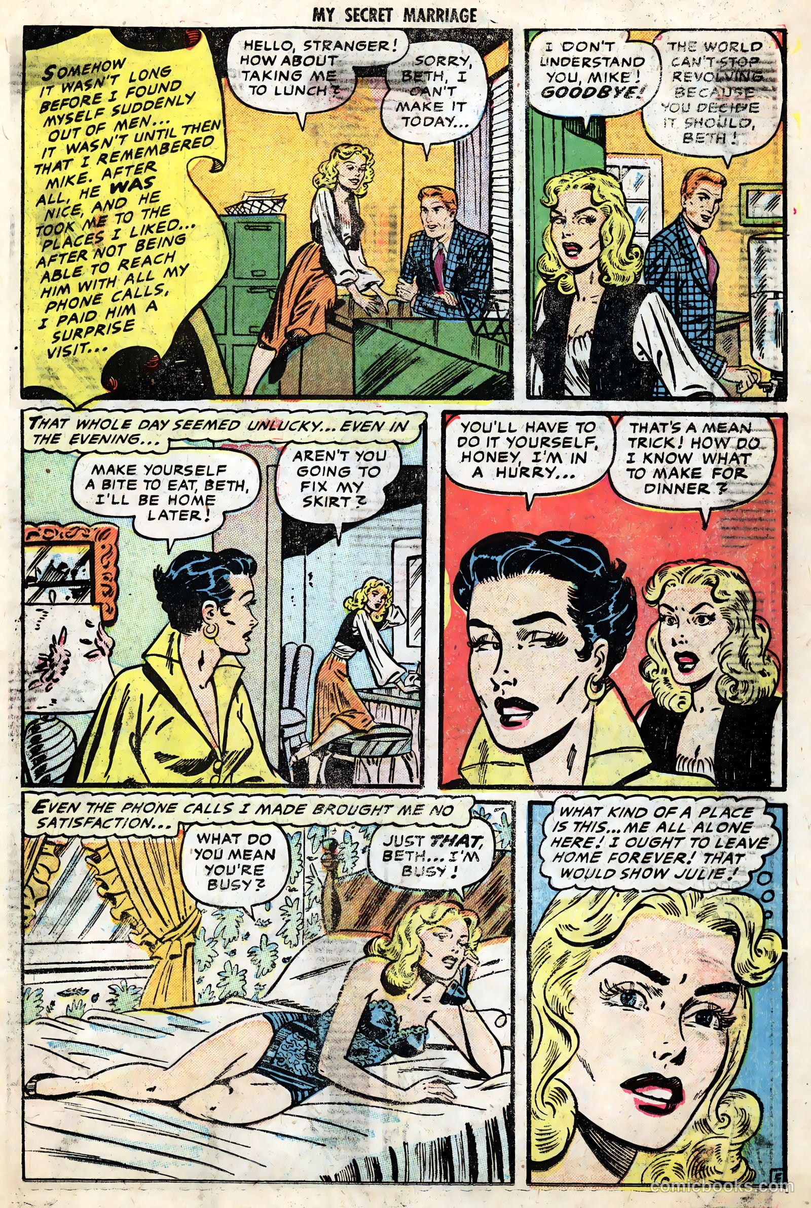 My Secret Marriage #8 (1954) — page 15