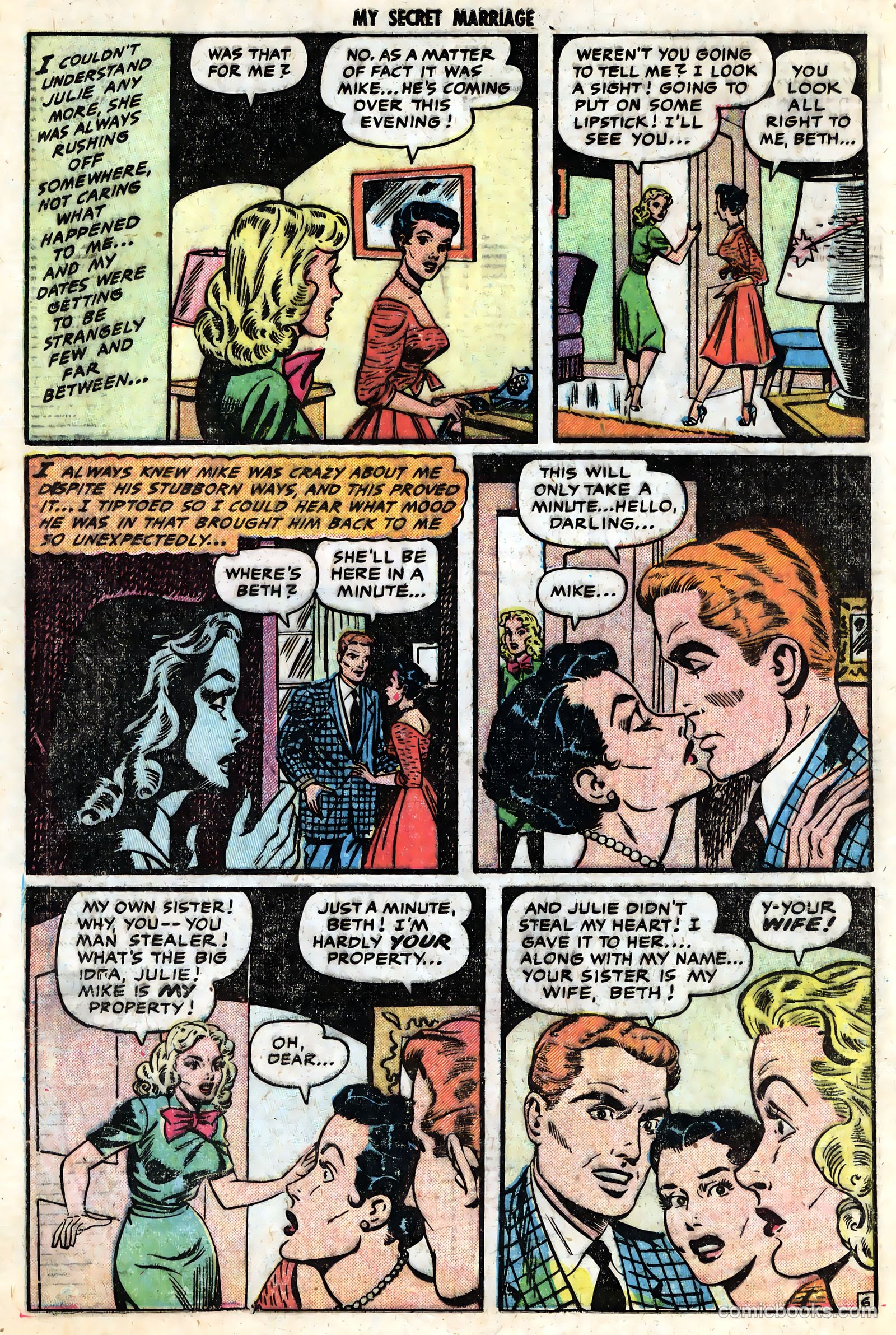 My Secret Marriage #8 (1954) — page 16