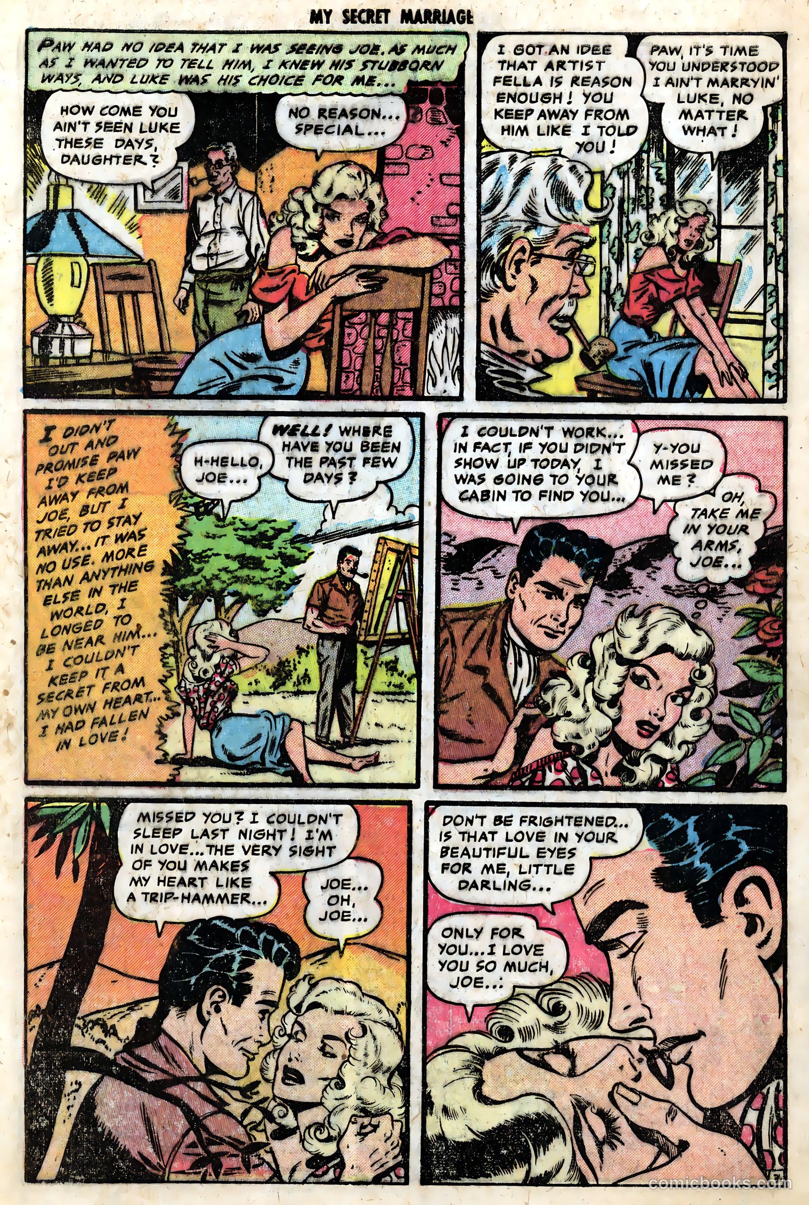 My Secret Marriage #8 (1954) — page 29