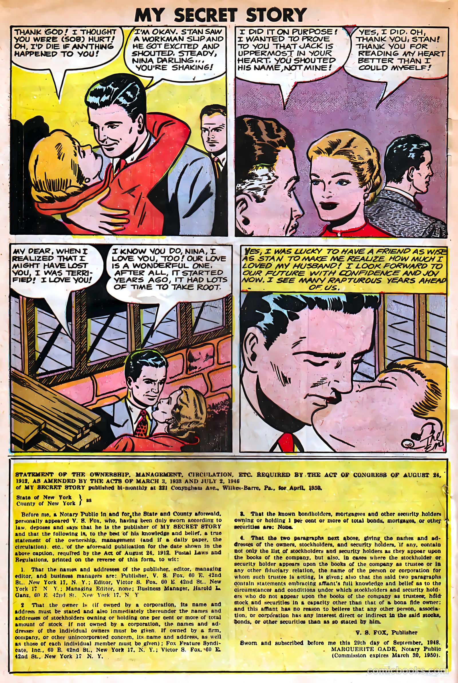 My Secret Story #29 (1950) — page 31 of 34