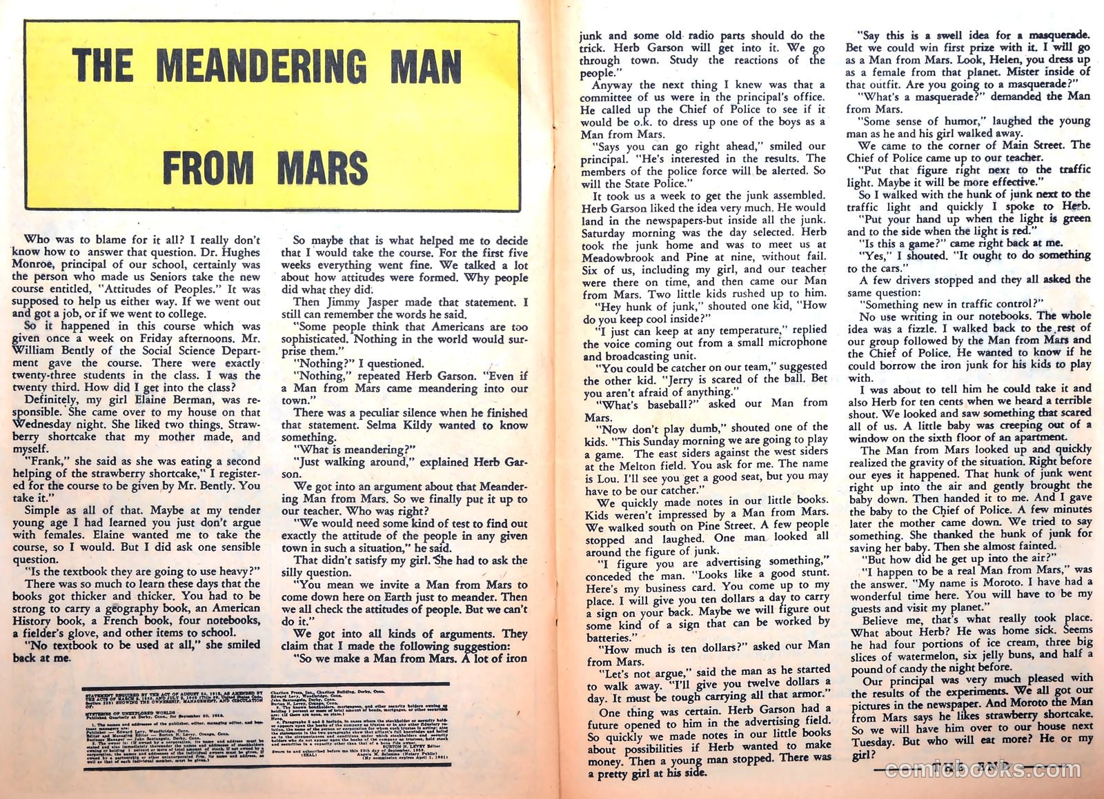 Mysteries of Unexplored Worlds #13 (1959) — page 20 of 35