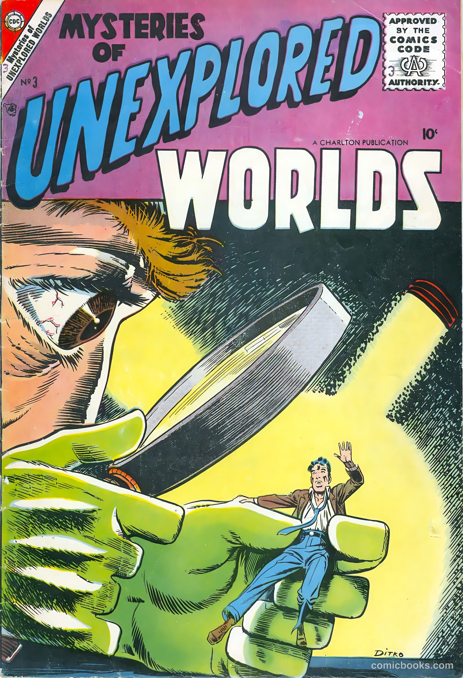 Mysteries of Unexplored Worlds #3 (1957) — page 1 of 36