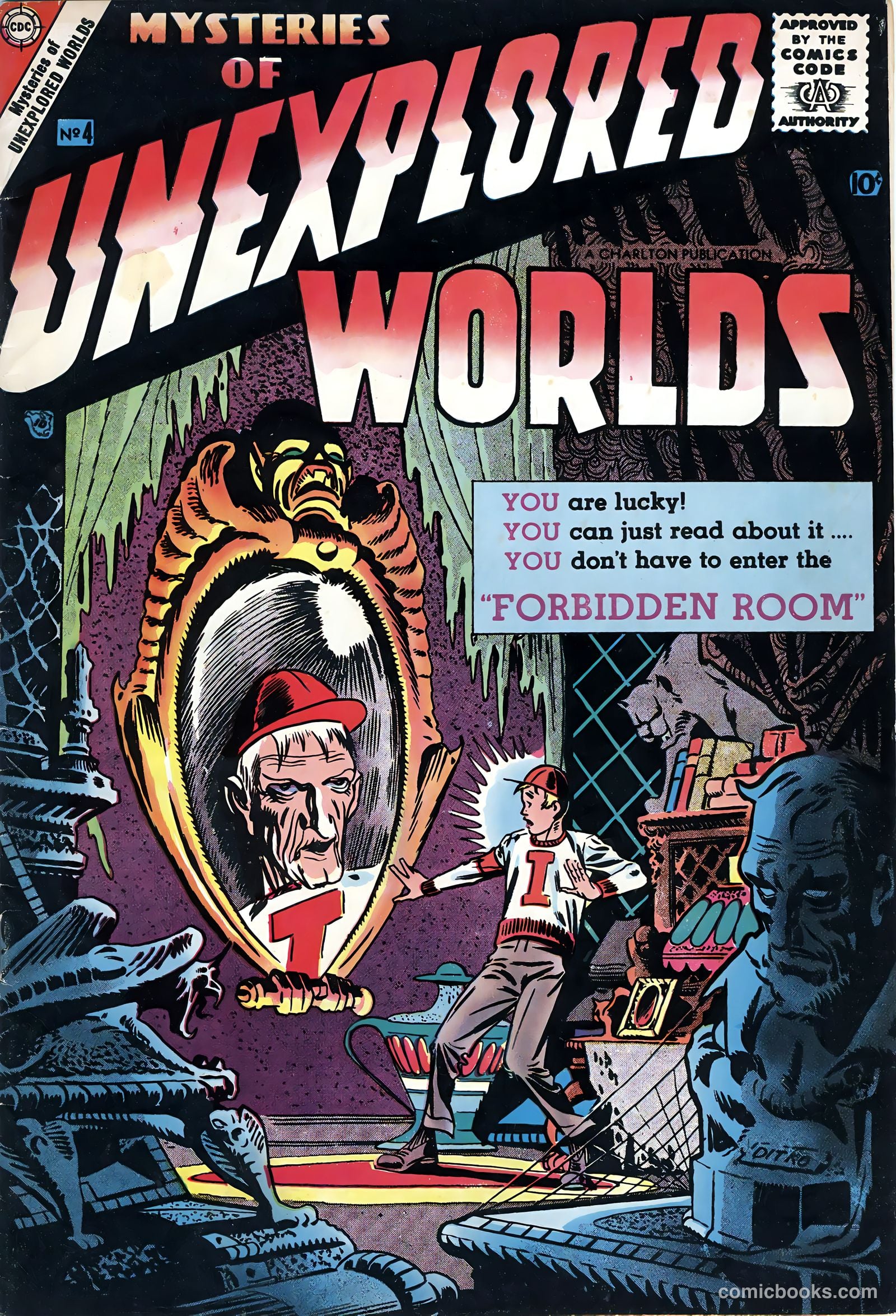 Mysteries of Unexplored Worlds #4 (1957) — page 1 of 36