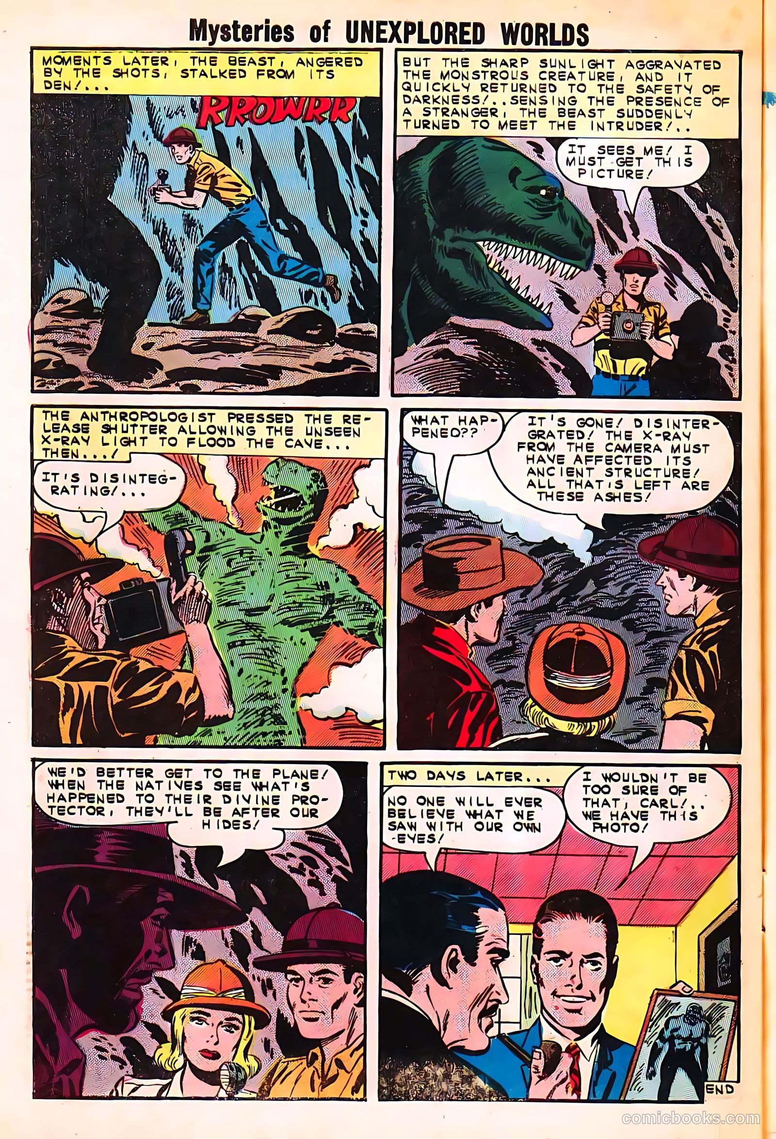 Mysteries of Unexplored Worlds #40 (1957) — page 28 of 36