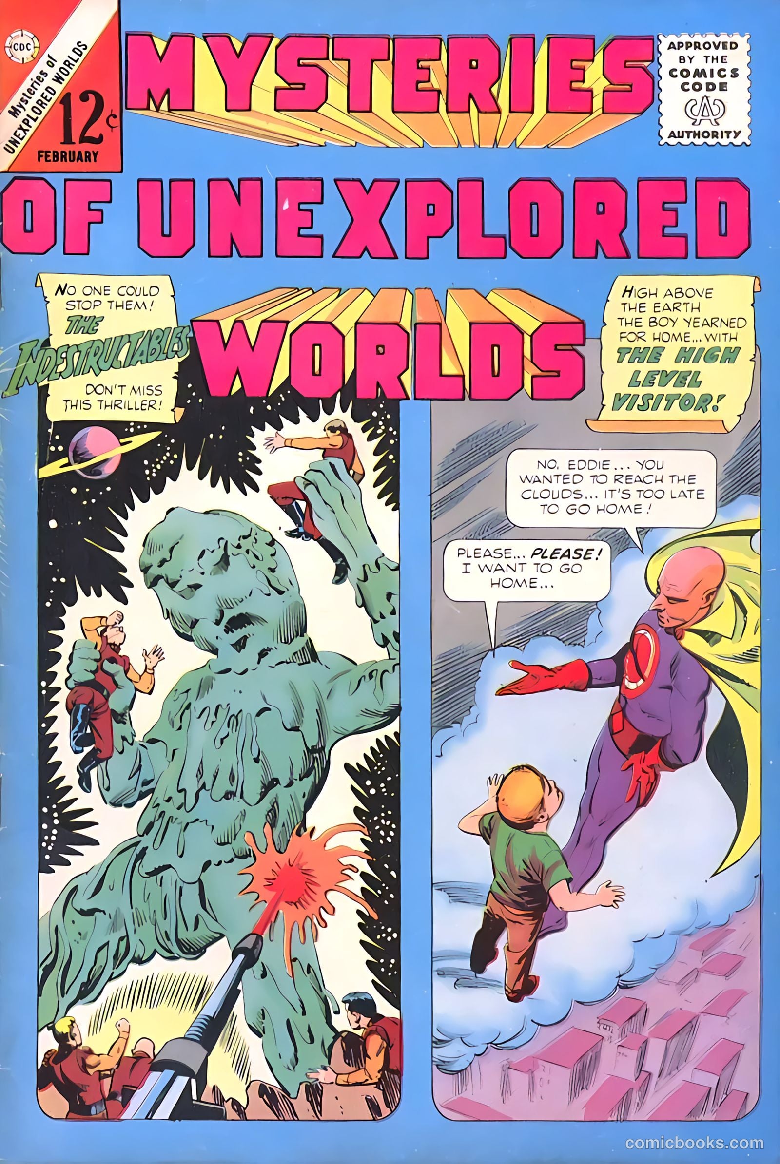 Mysteries of Unexplored Worlds #45 cover