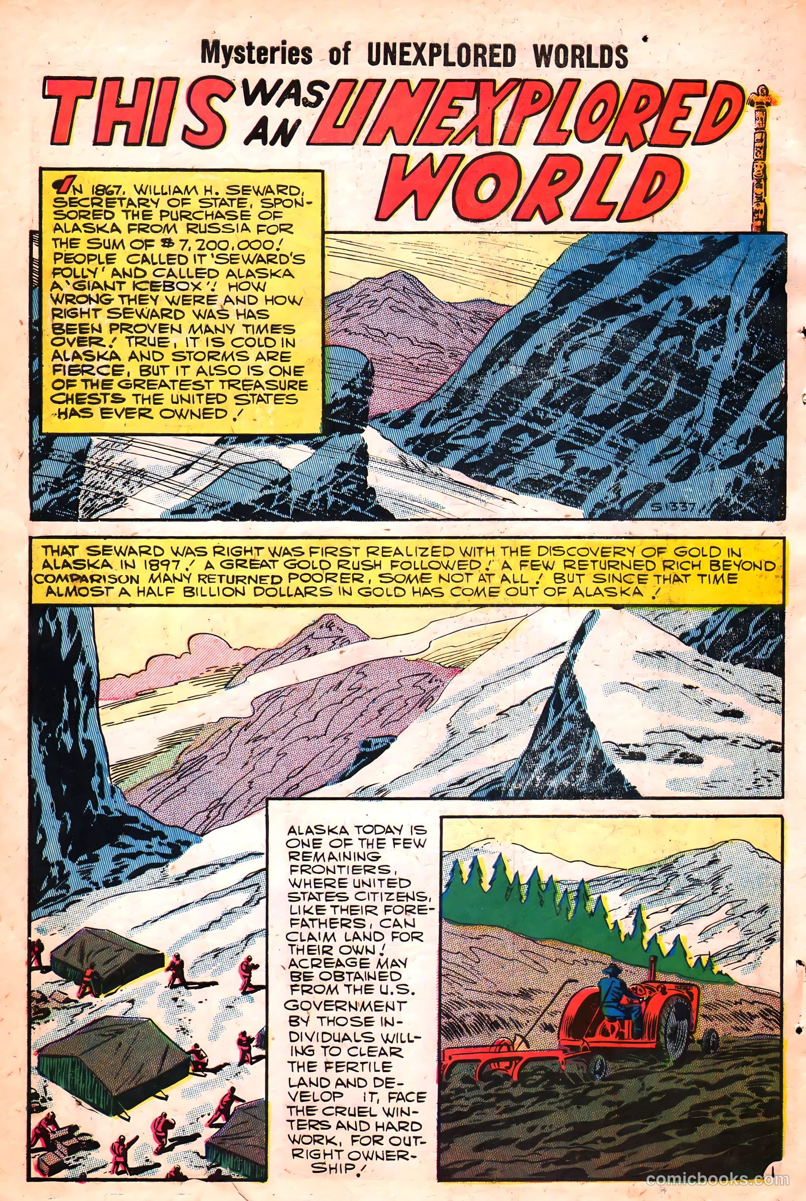 Mysteries of Unexplored Worlds #7 (1958) — page 8 of 69