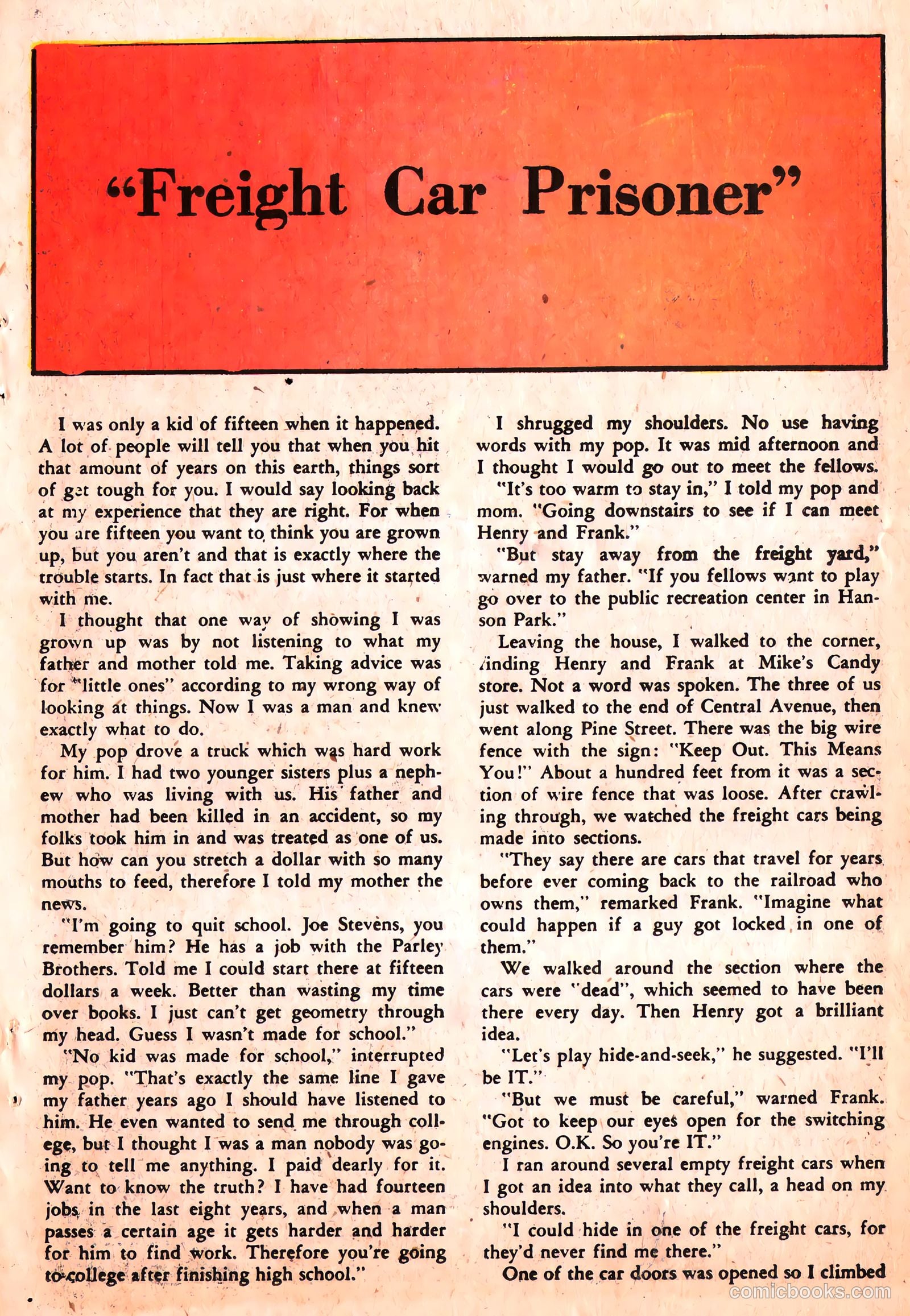 Mysteries of Unexplored Worlds #7 (1958) — page 27 of 69