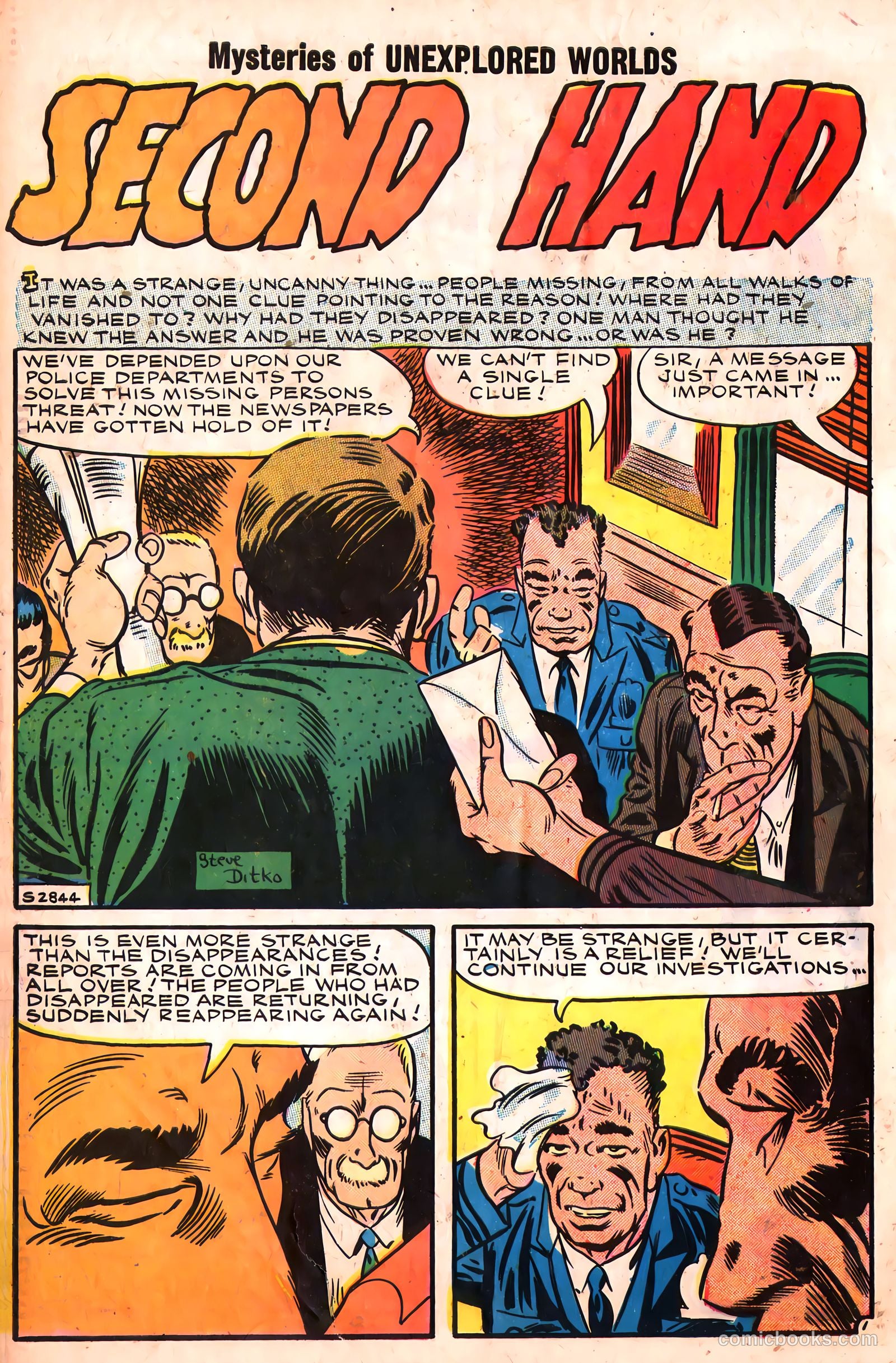 Mysteries of Unexplored Worlds #7 (1958) — page 54 of 69