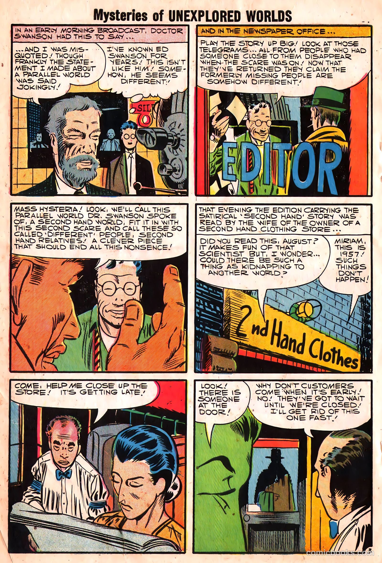 Mysteries of Unexplored Worlds #7 (1958) — page 56 of 69