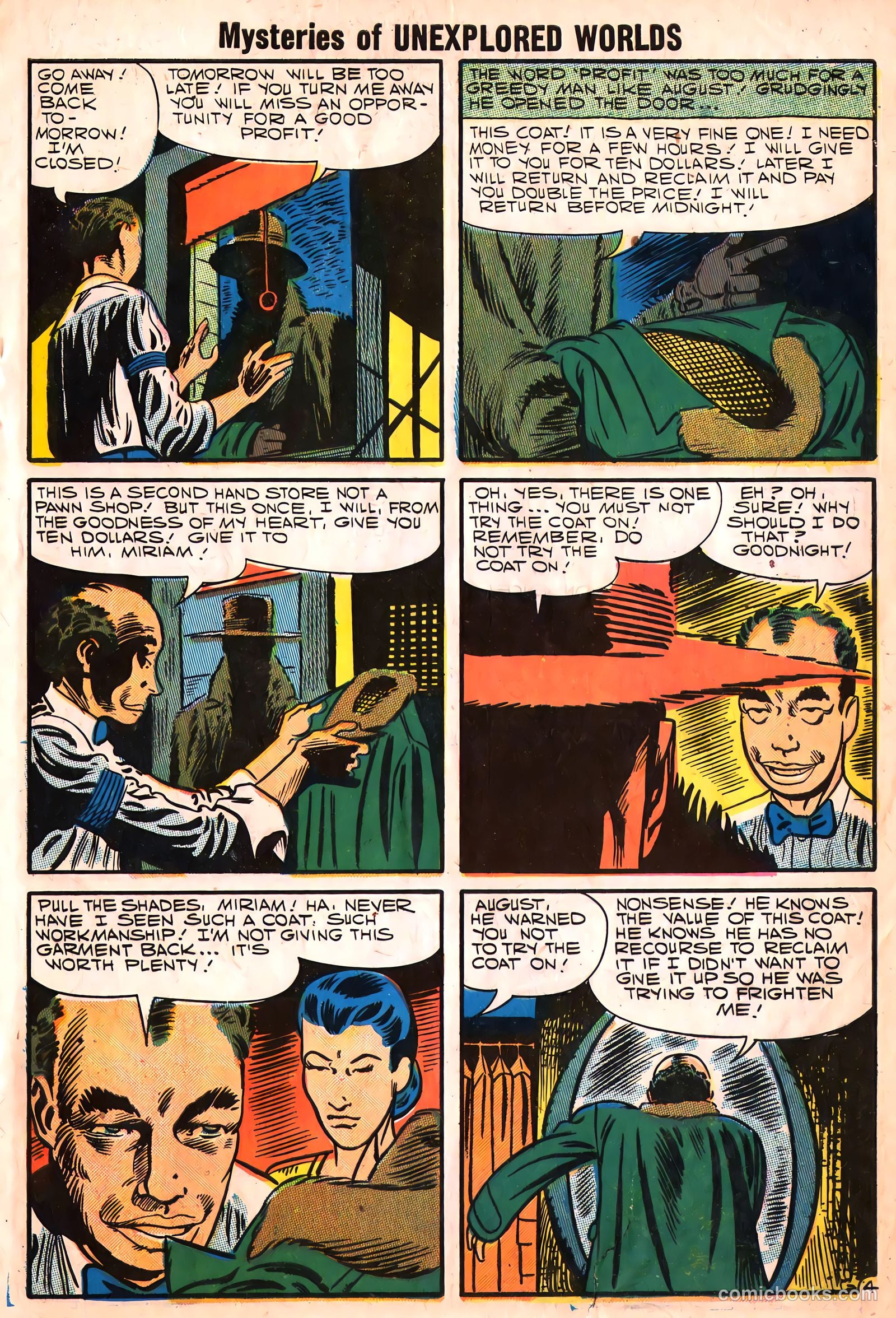 Mysteries of Unexplored Worlds #7 (1958) — page 57 of 69