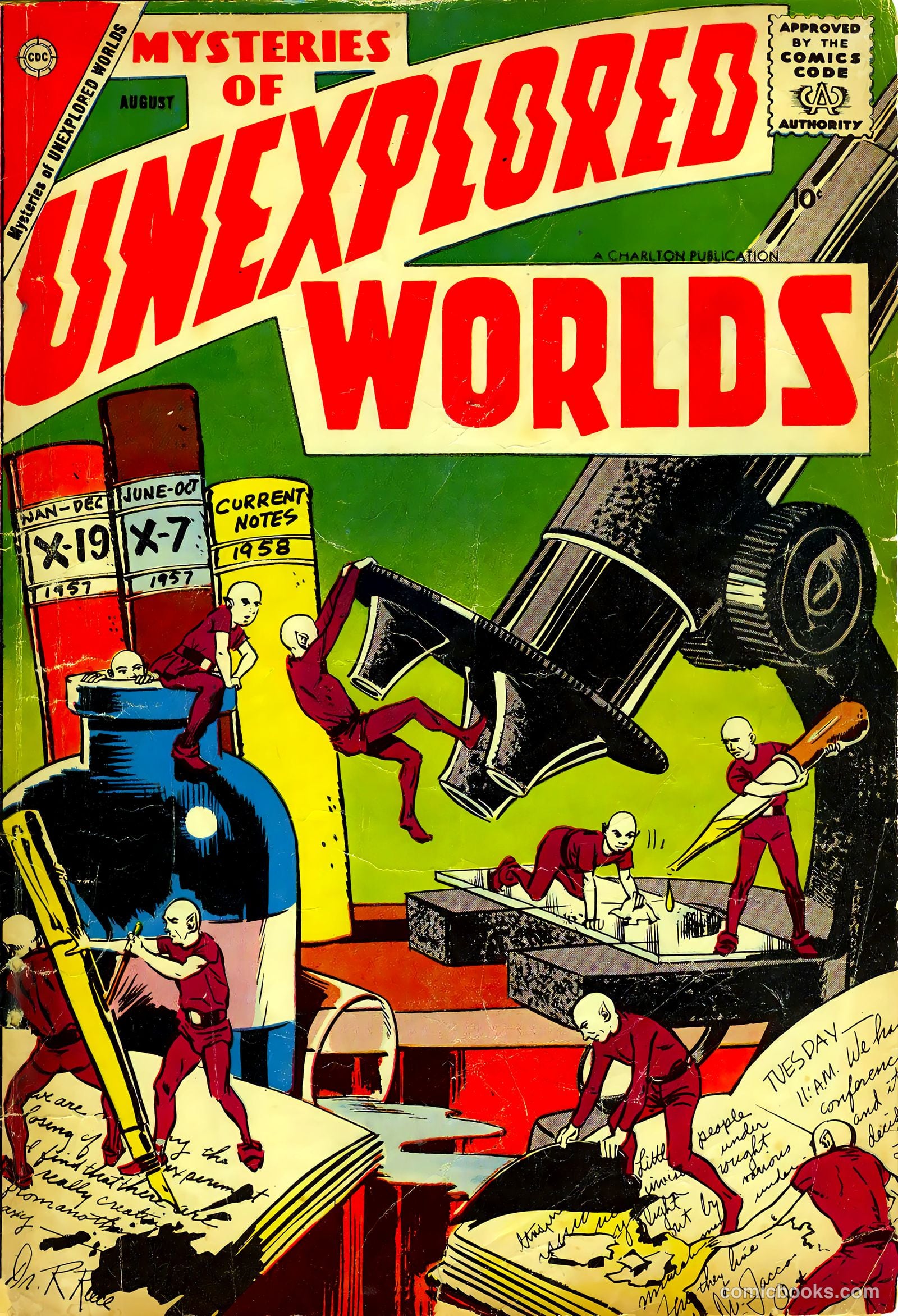 Mysteries of Unexplored Worlds #9 (1958) — page 1 of 36