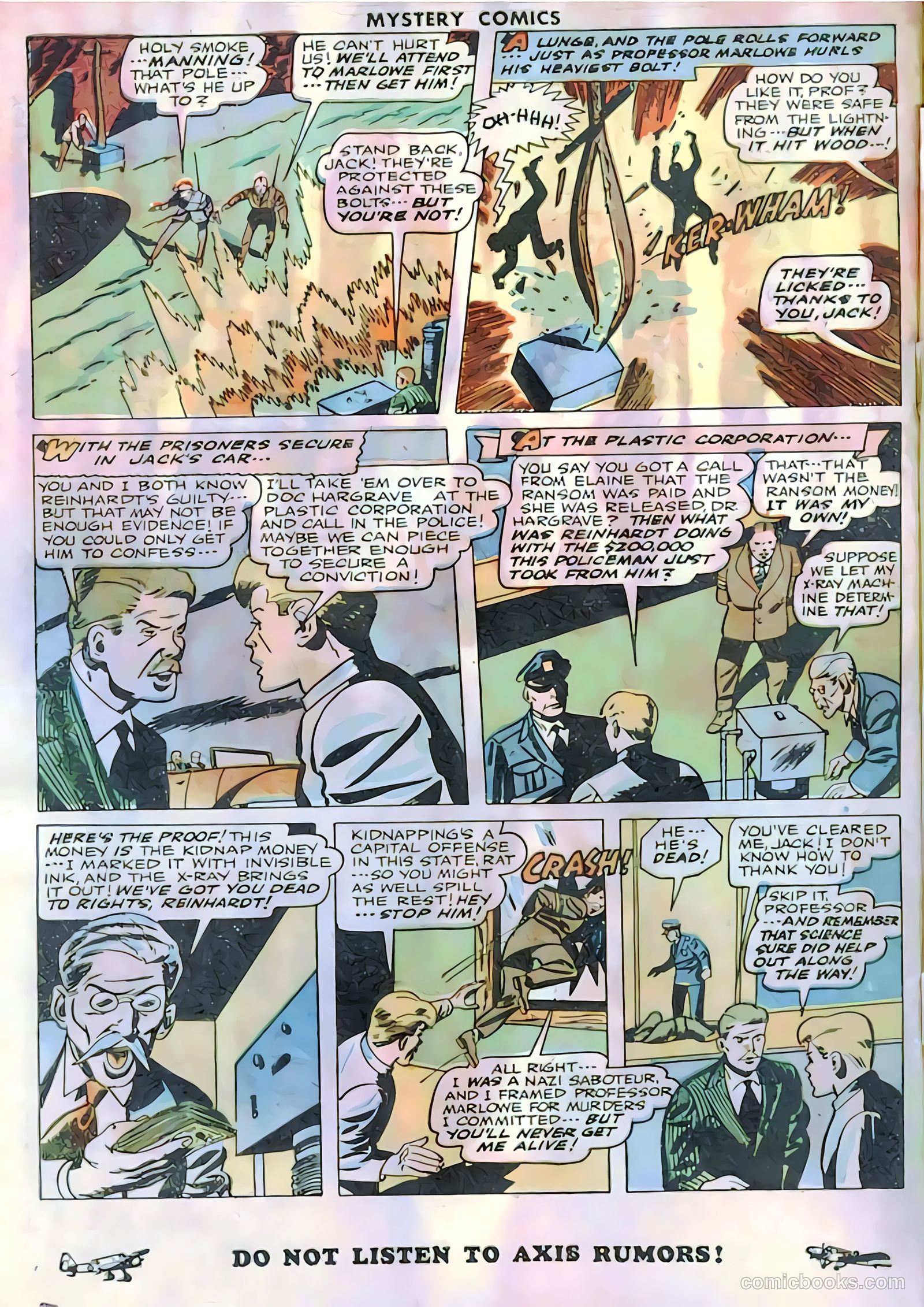 Mystery Comics #2 (1944) — page 50 of 51