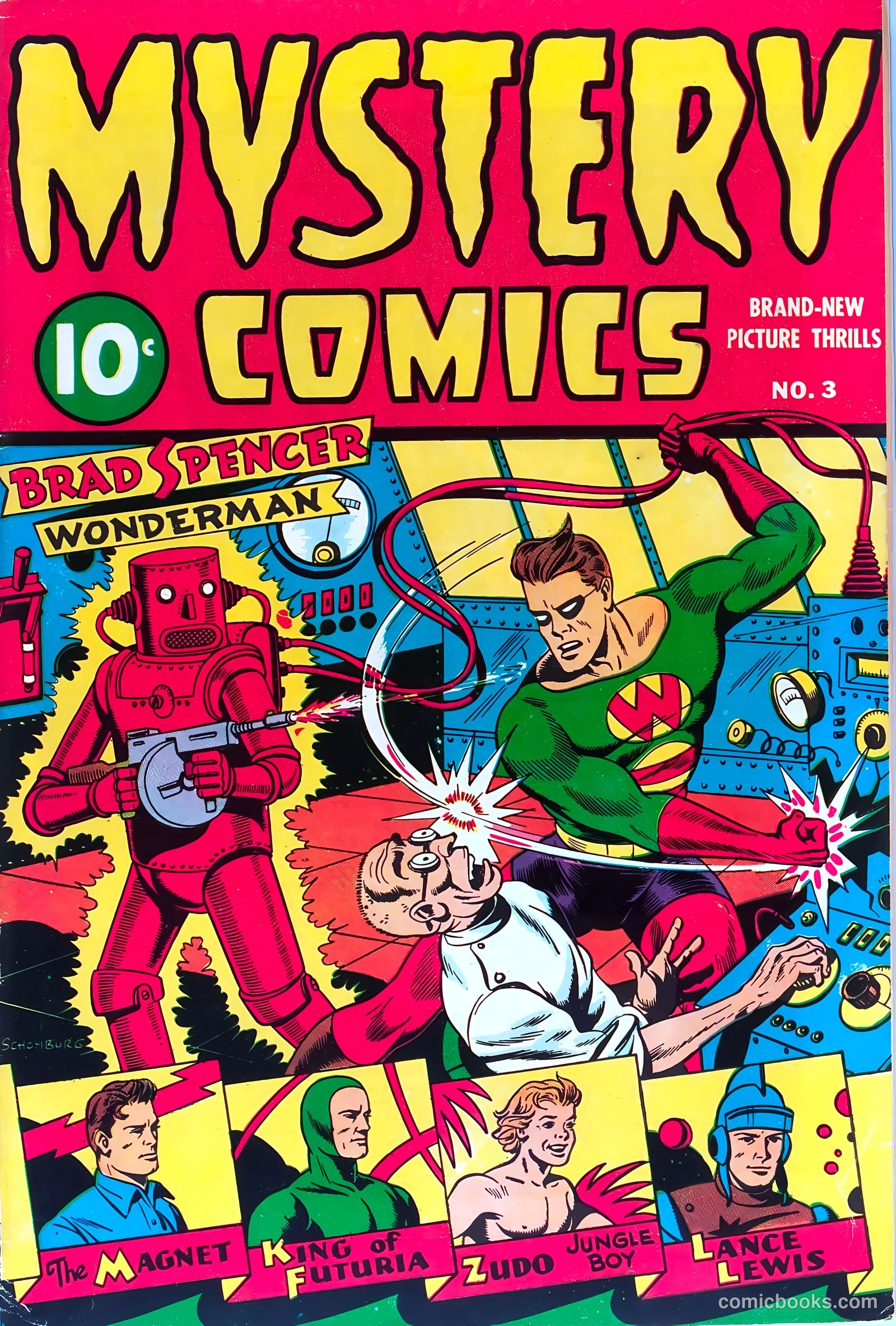 Mystery Comics #3 cover