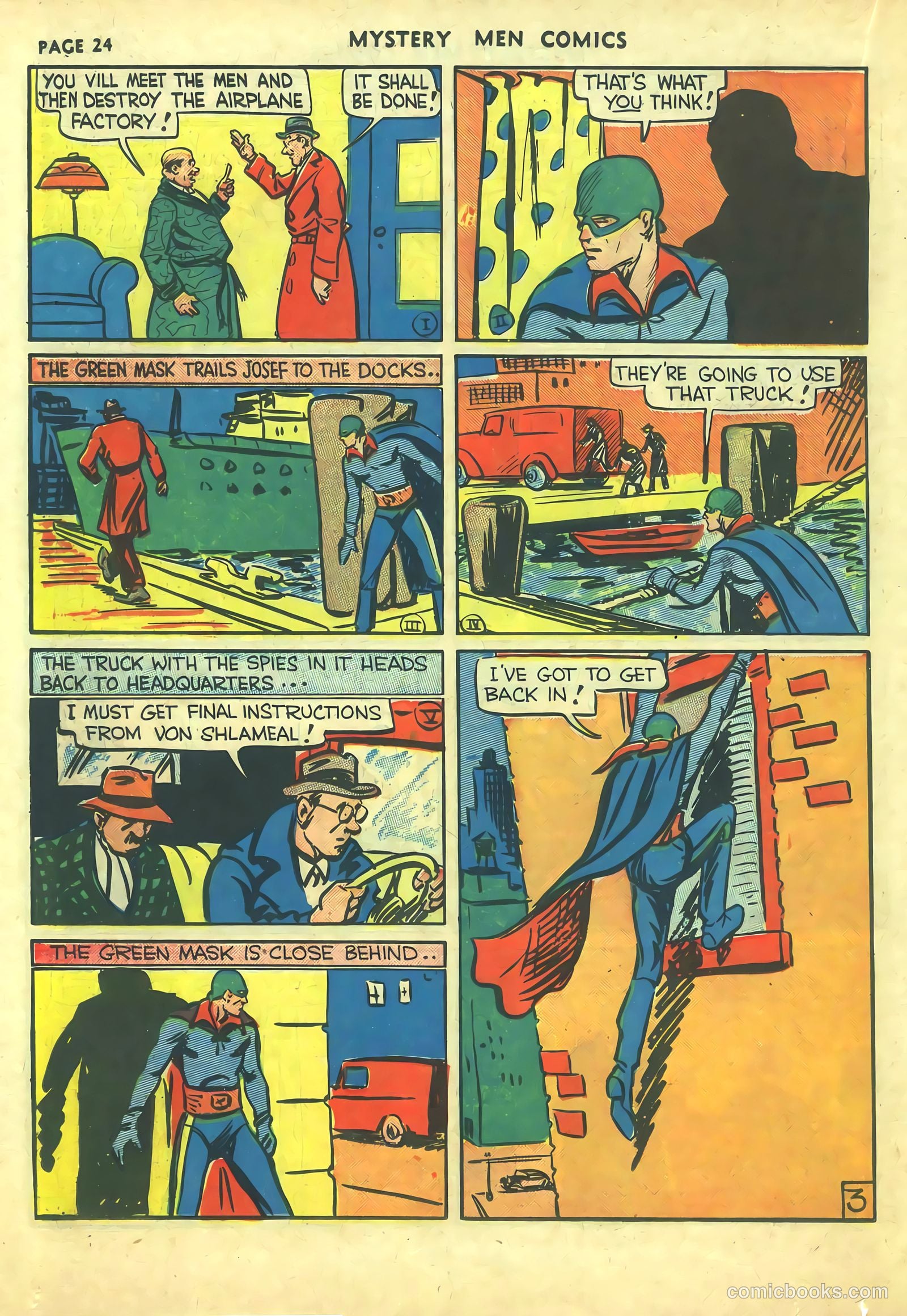 Mystery Men Comics #9 (1940) — page 26 of 68