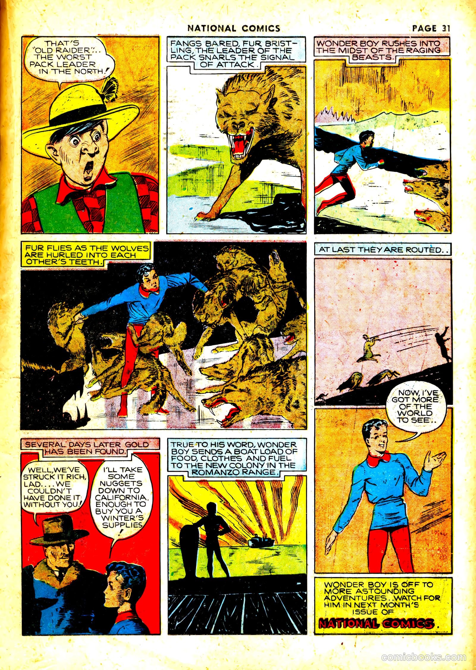 National Comics #7 (1941) — page 32 of 67