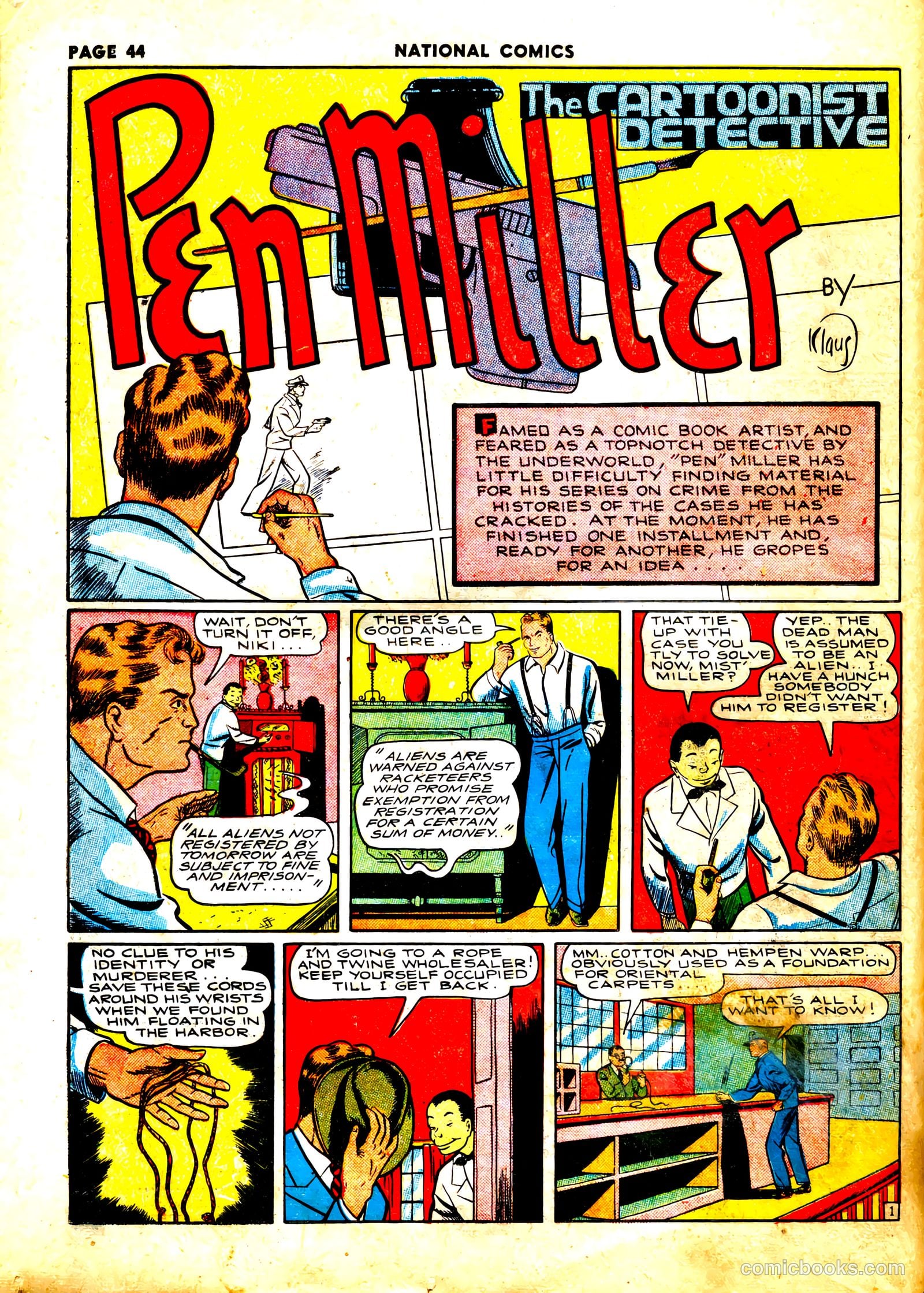 National Comics #7 (1941) — page 45 of 67