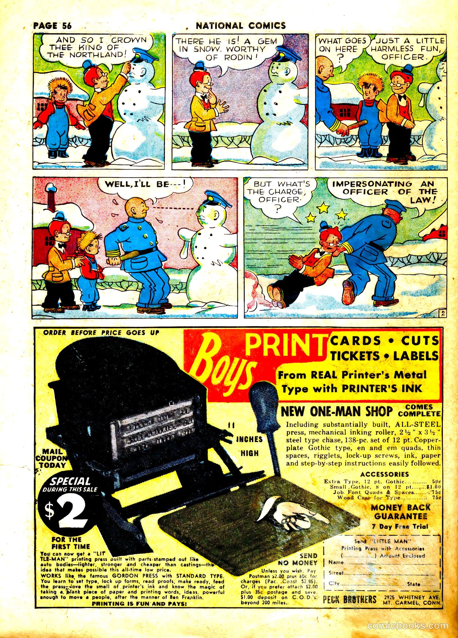National Comics #7 (1941) — page 57 of 67