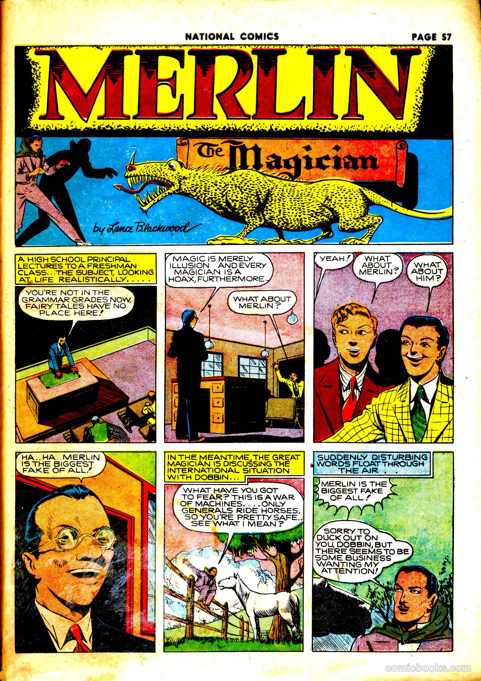 National Comics #7 (1941) — page 58 of 67