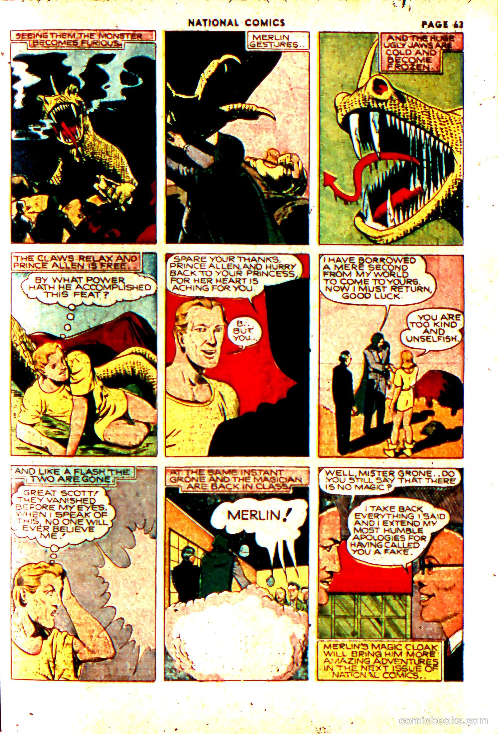 National Comics #7 (1941) — page 64 of 67