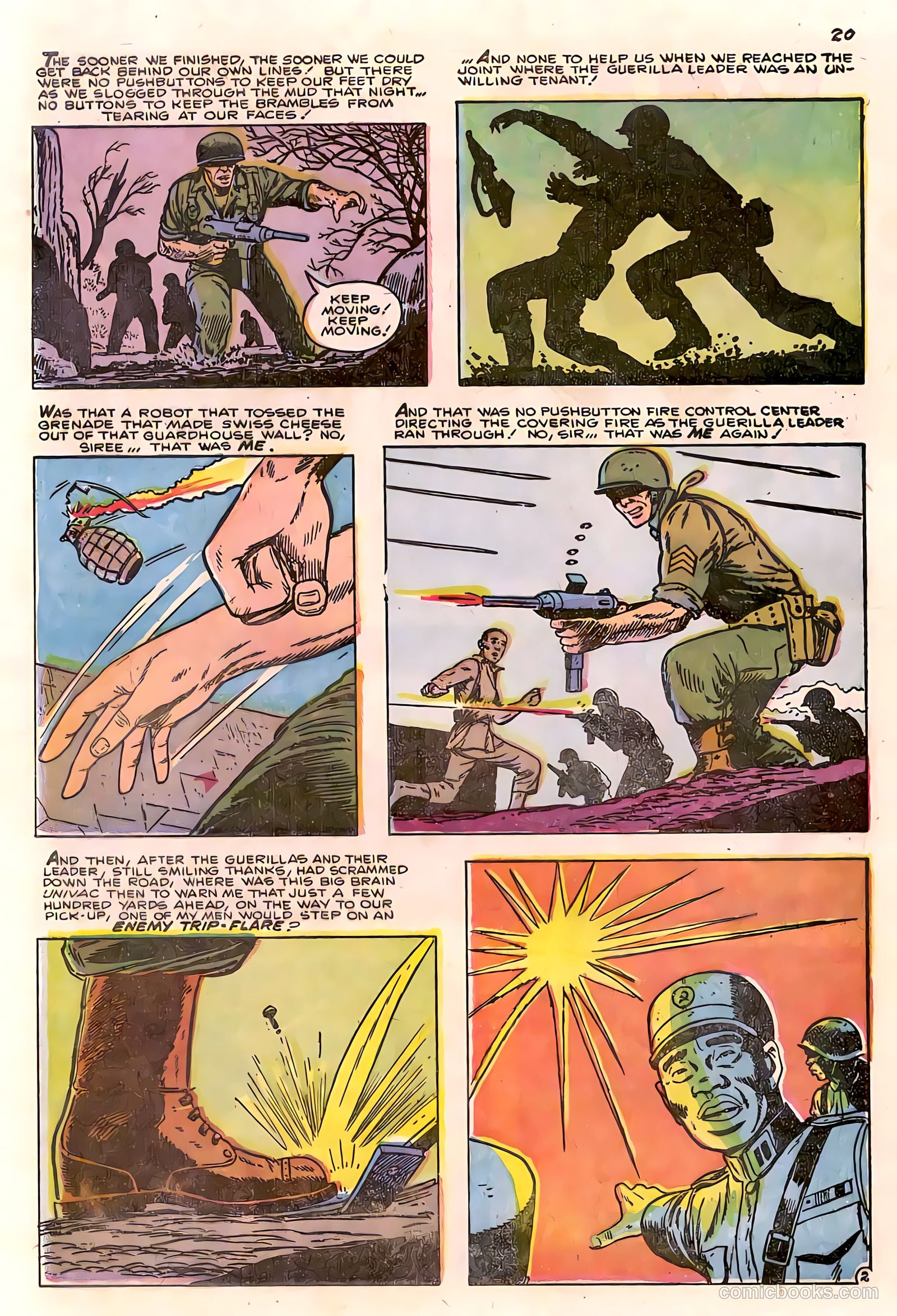 Atom-Age Combat #1 (1958) — page 23 of 37