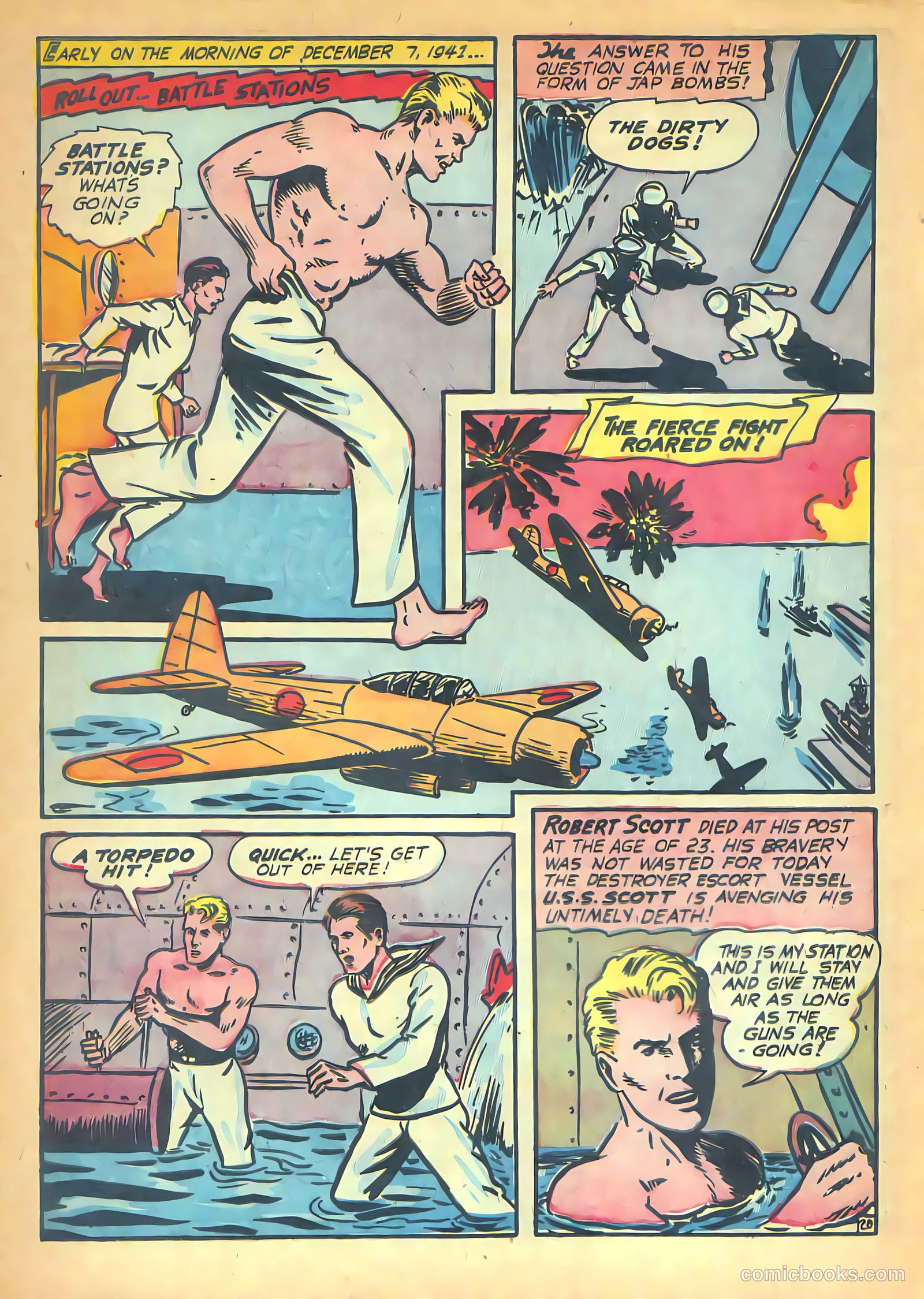 Navy Heroes #1 (1945) — page 22