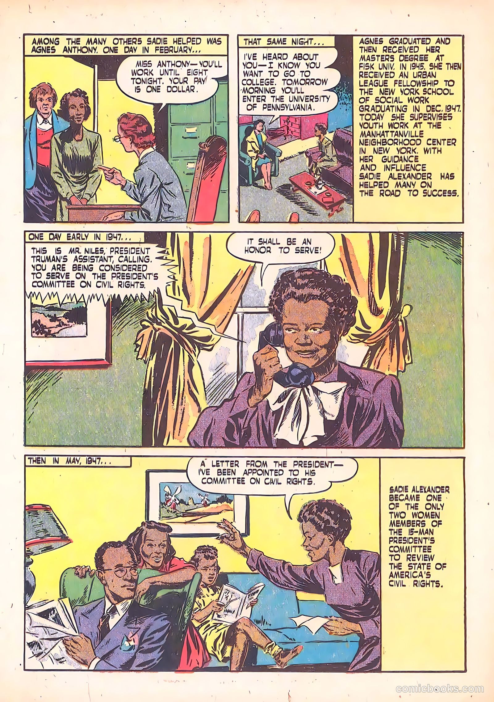Negro Heroes #1 (1947, Parents' Magazine Press) — page 6 of 7