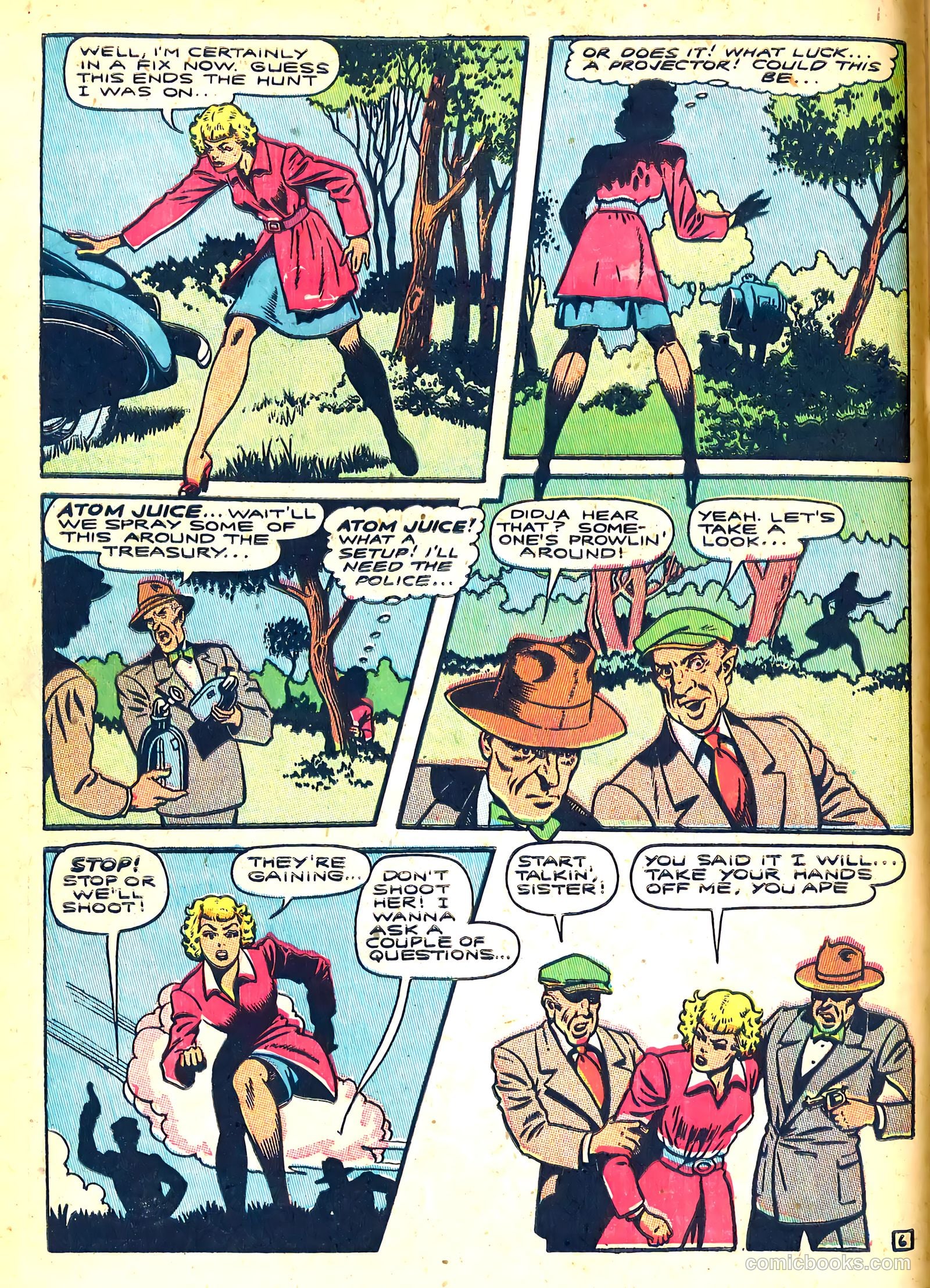 Atomic Comics #4 (1946) — page 8