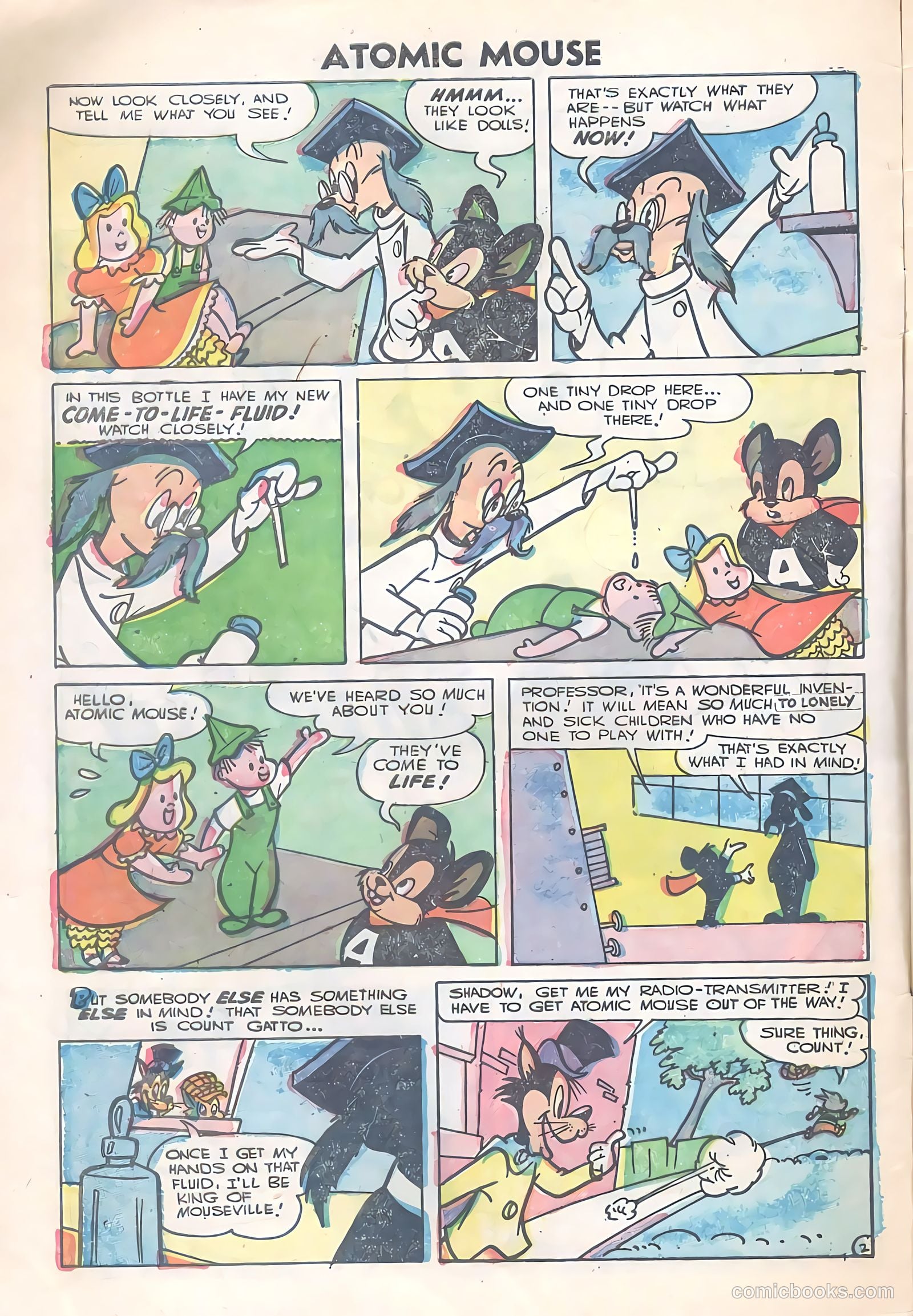 Atomic Mouse #16 (1955) — page 4 of 36