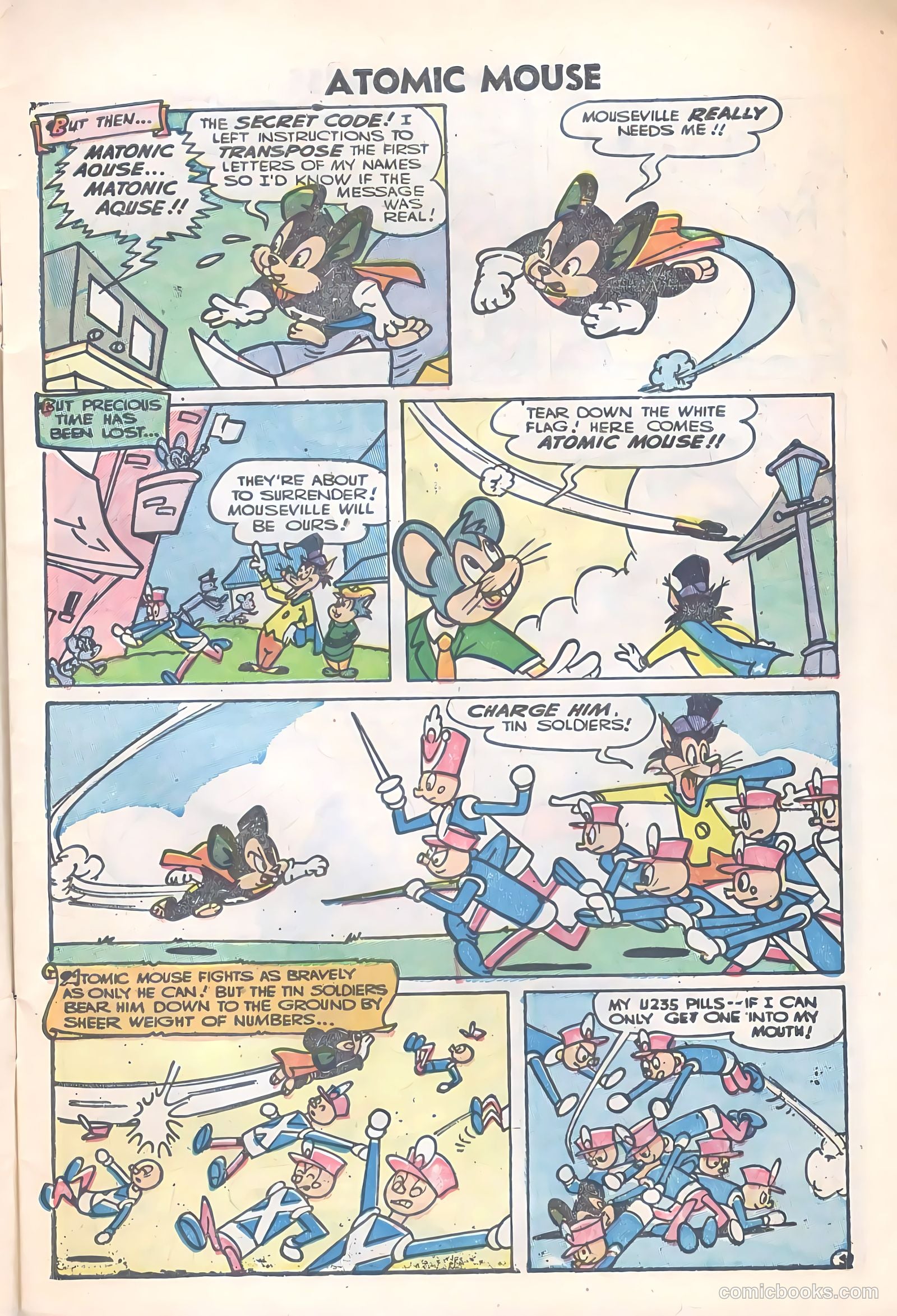 Atomic Mouse #16 (1955) — page 7 of 36