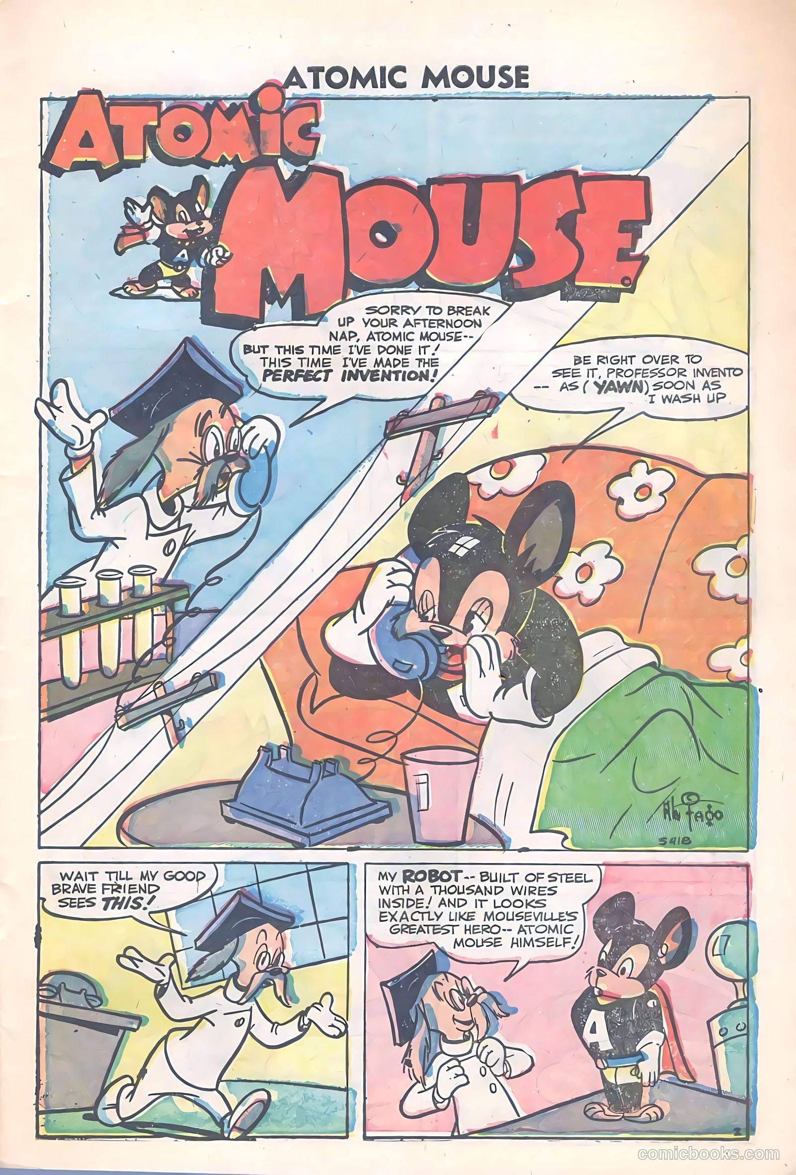 Atomic Mouse #16 (1955) — page 9 of 36