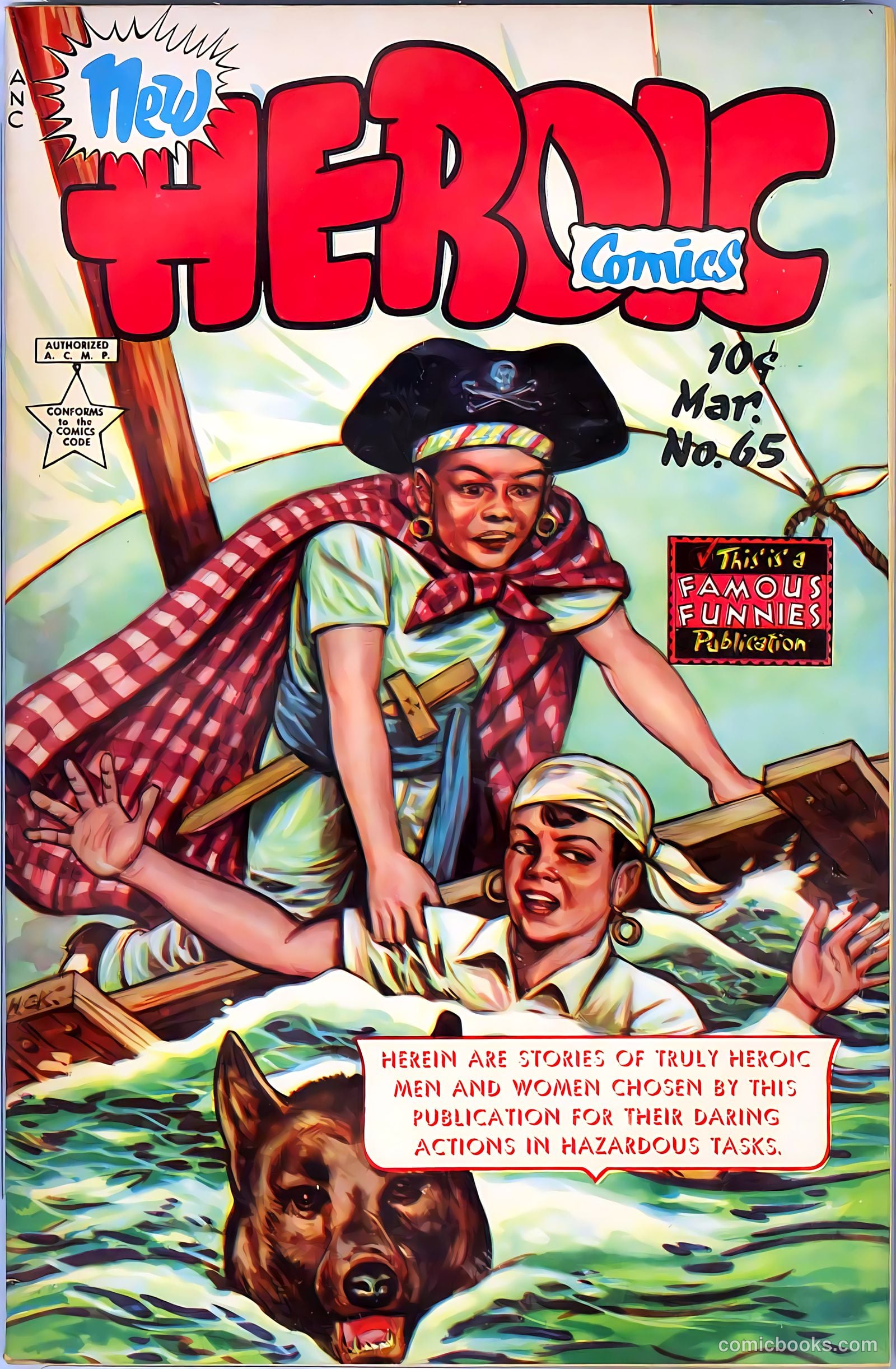 New Heroic Comics #65 cover