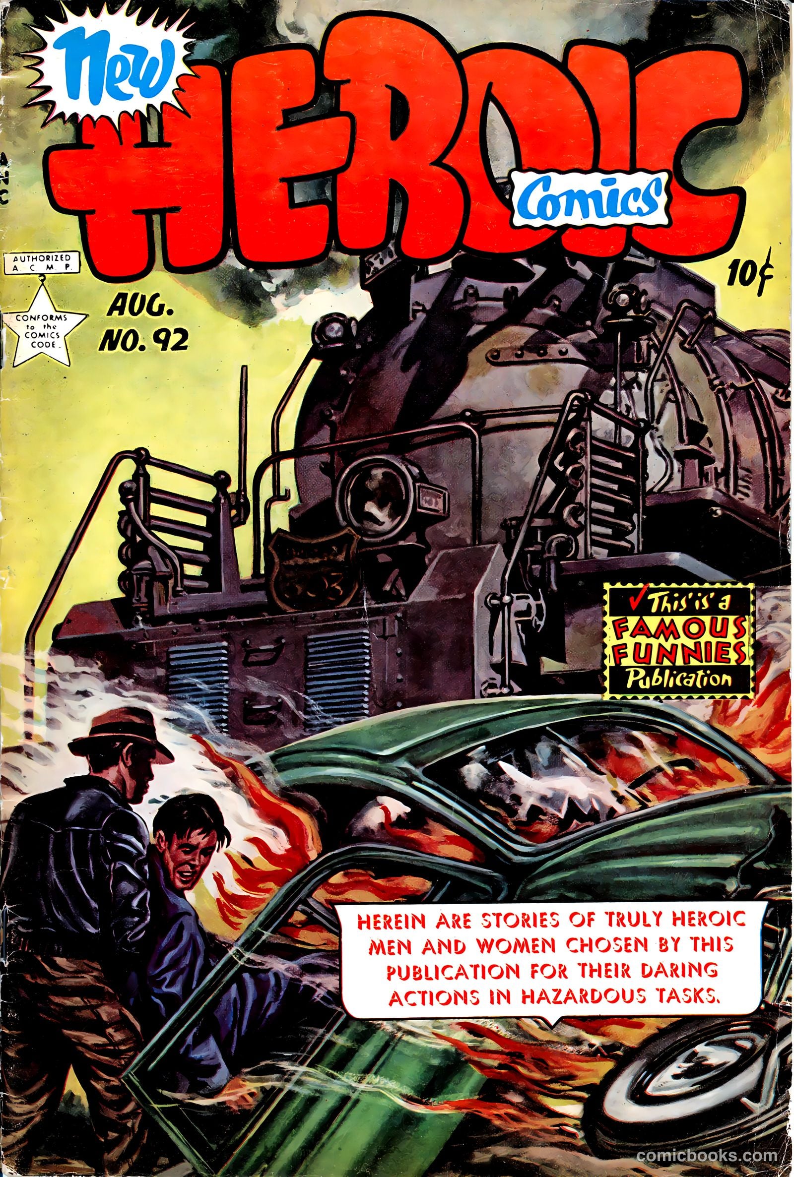 New Heroic Comics #92 cover