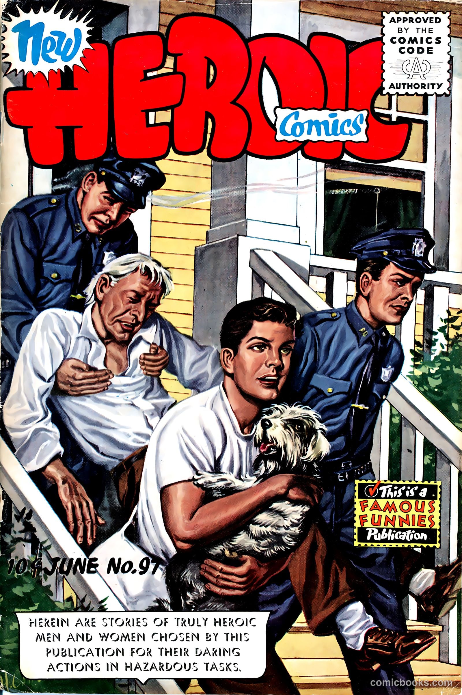 New Heroic Comics #97 cover