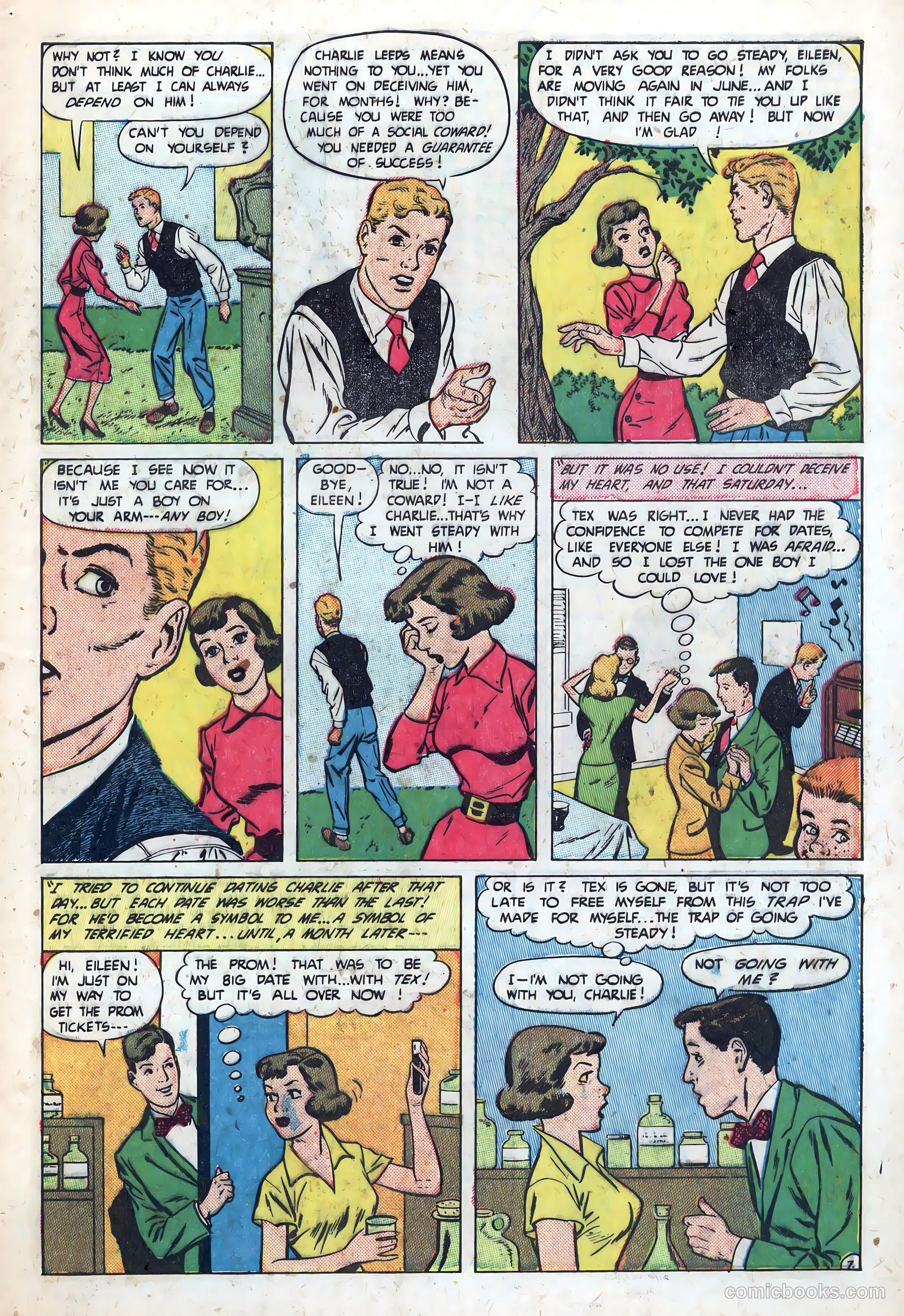 New Romances #10 (1952, Visual Editions, Inc.) — page 9 of 37