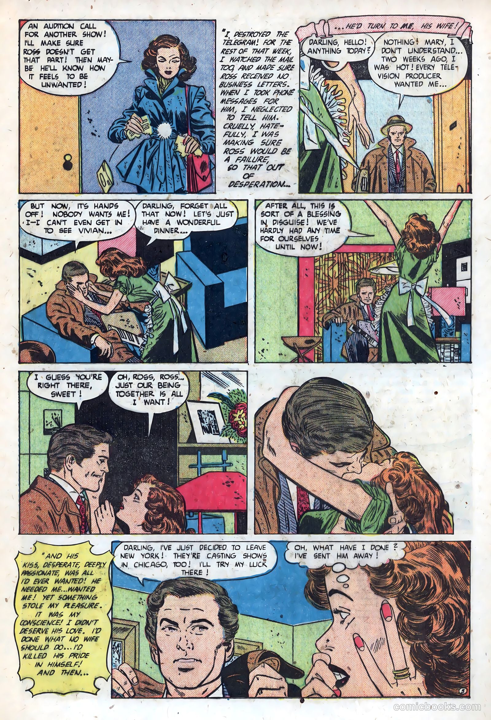 New Romances #10 (1952, Visual Editions, Inc.) — page 17 of 37