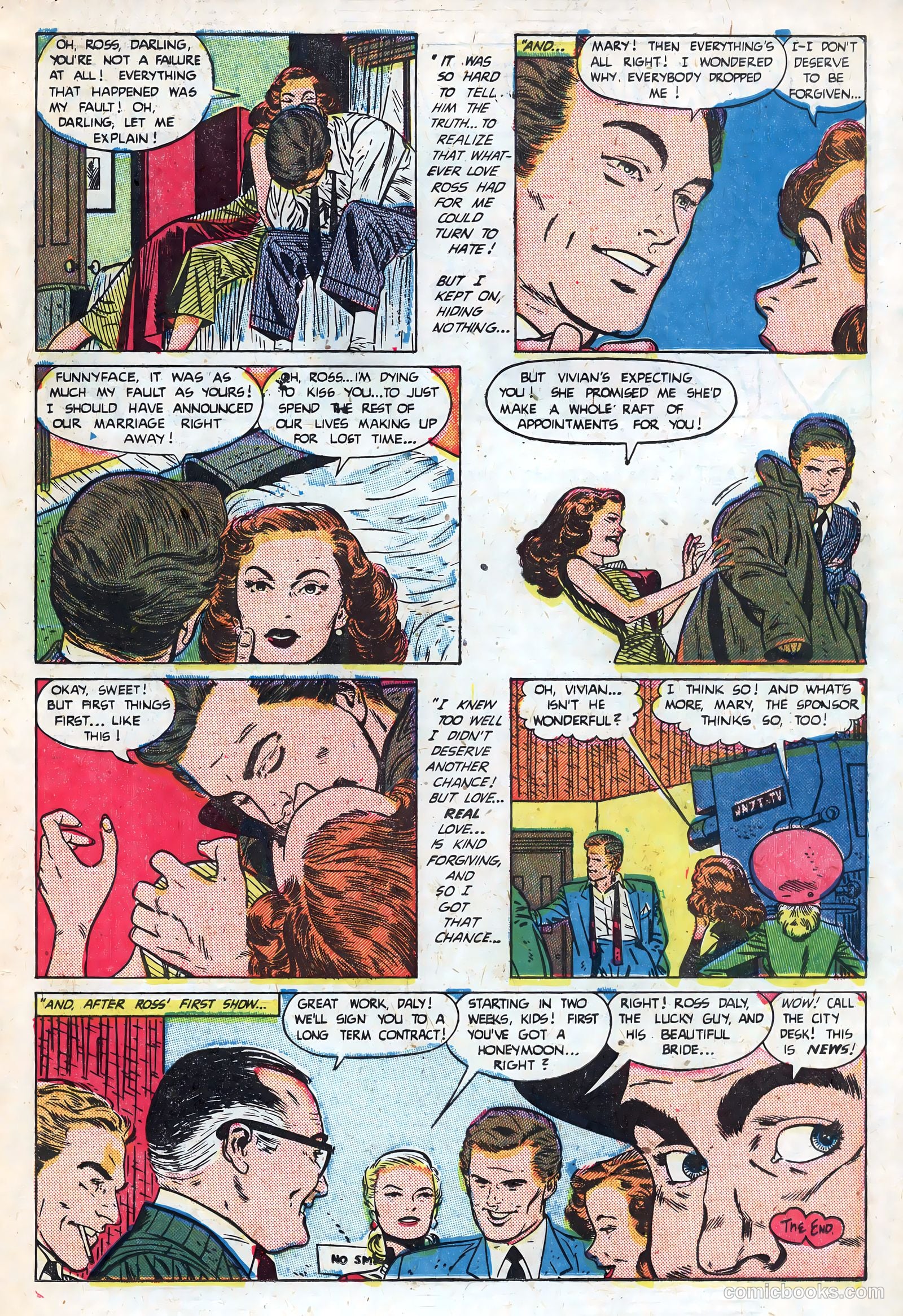 New Romances #10 (1952, Visual Editions, Inc.) — page 19 of 37