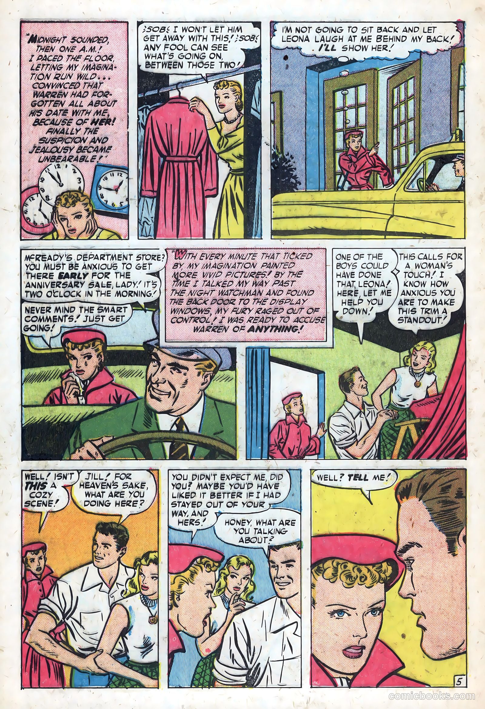 New Romances #10 (1952, Visual Editions, Inc.) — page 28 of 37